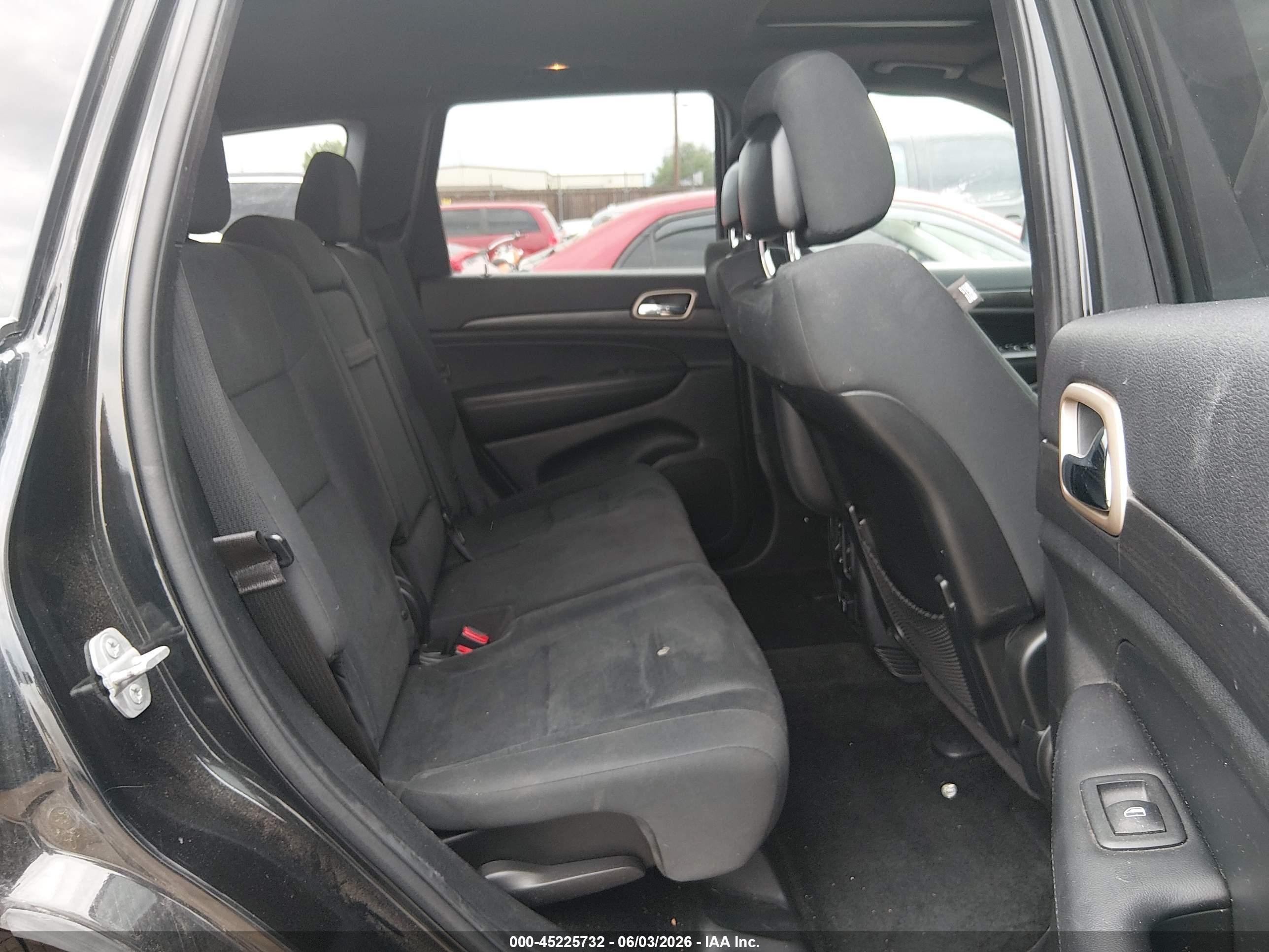 2015 Jeep Grand Cherokee Laredo Black vin: 1C4RJFAG7FC838097