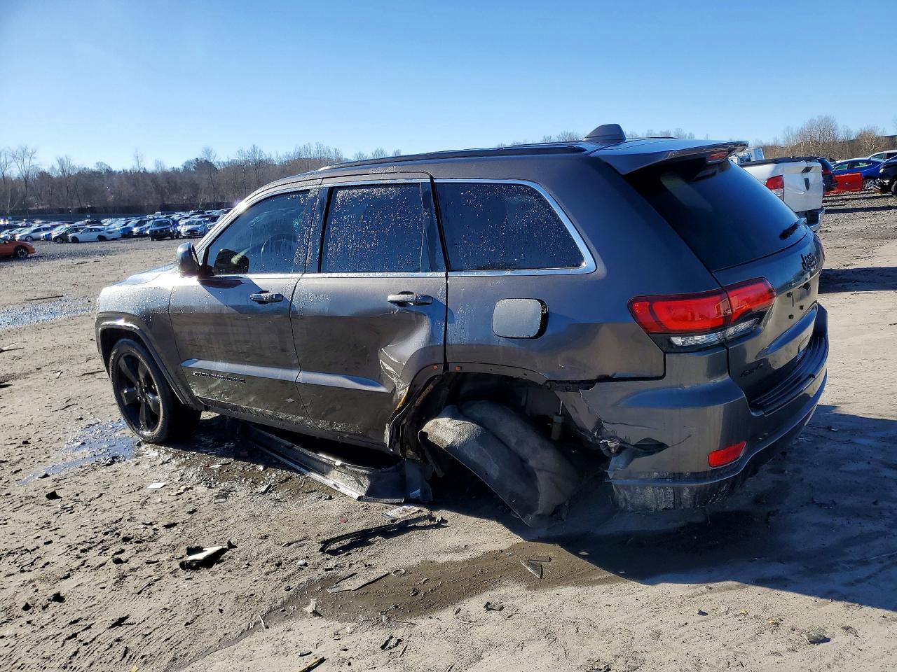 2015 Jeep Grand Cherokee Laredo Gray vin: 1C4RJFAG7FC861573