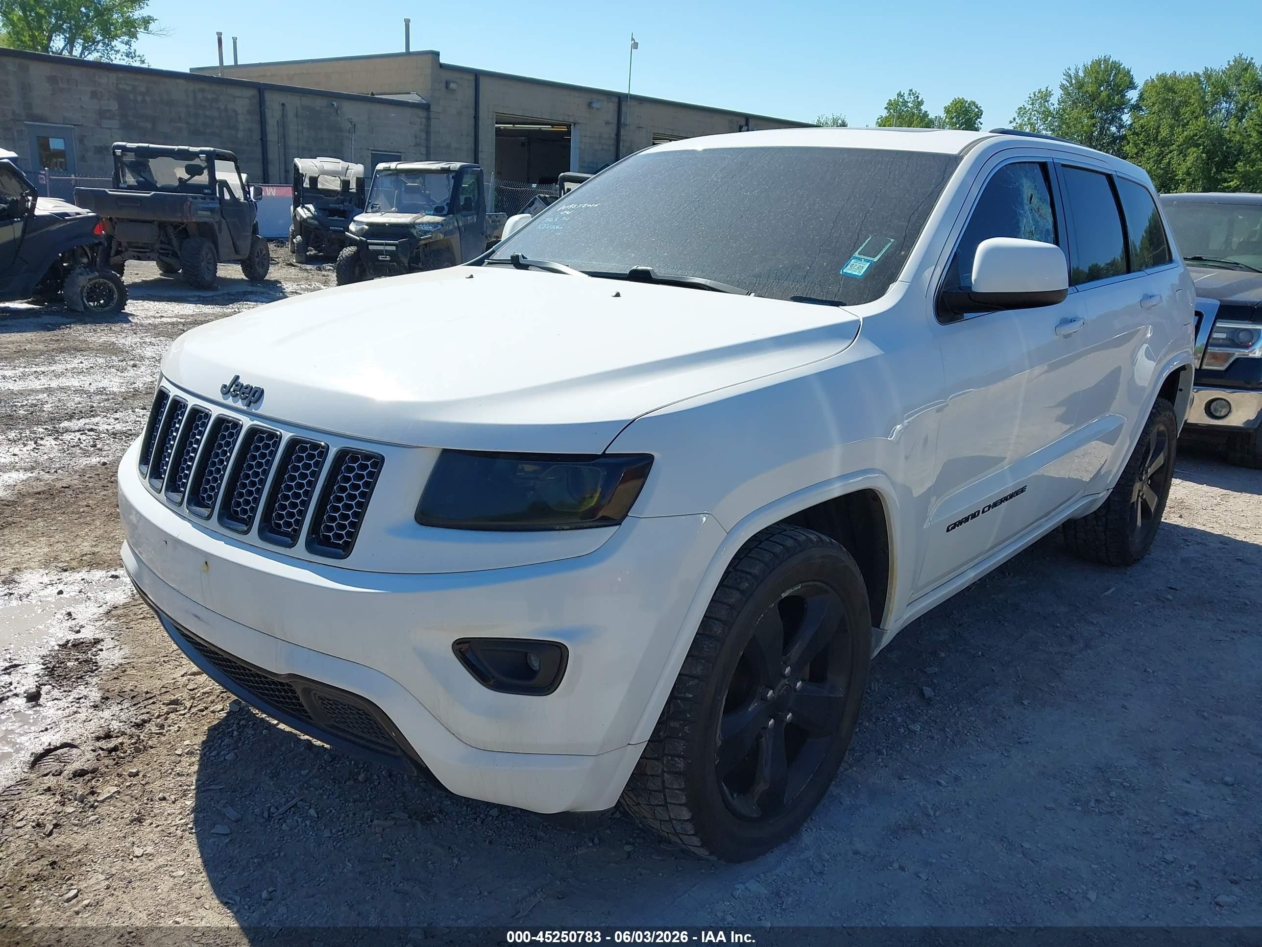 2015 Jeep Grand Cherokee Altitude White vin: 1C4RJFAG7FC909749