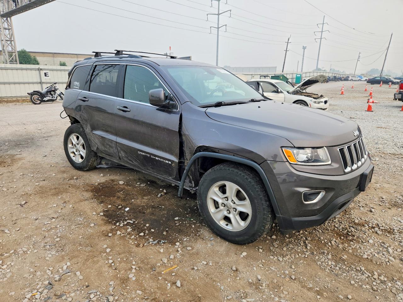 2015 Jeep Grand Cherokee Laredo Gray vin: 1C4RJFAG7FC923876