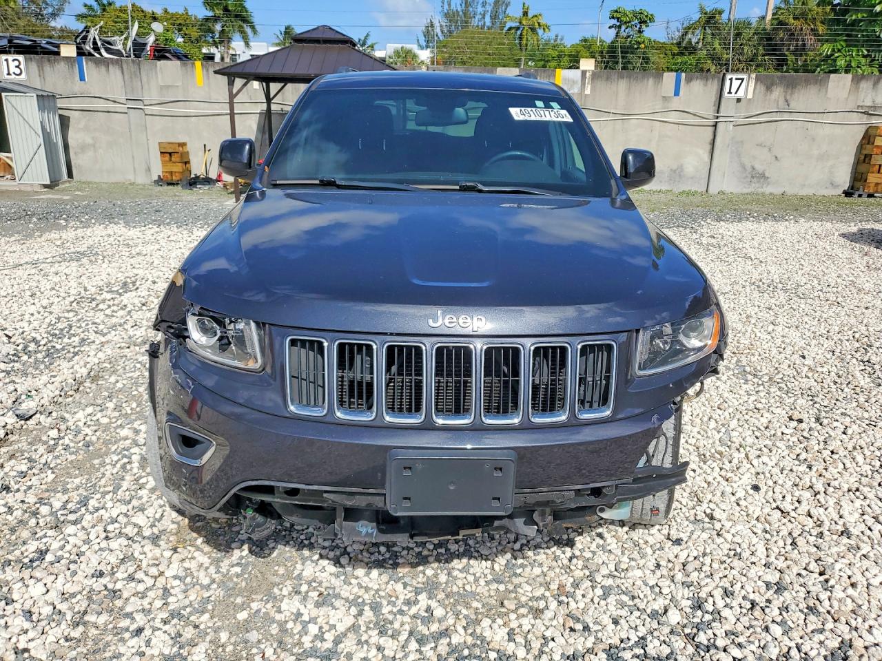 2015 Jeep Grand Cherokee Laredo Gray vin: 1C4RJFAG7FC933646