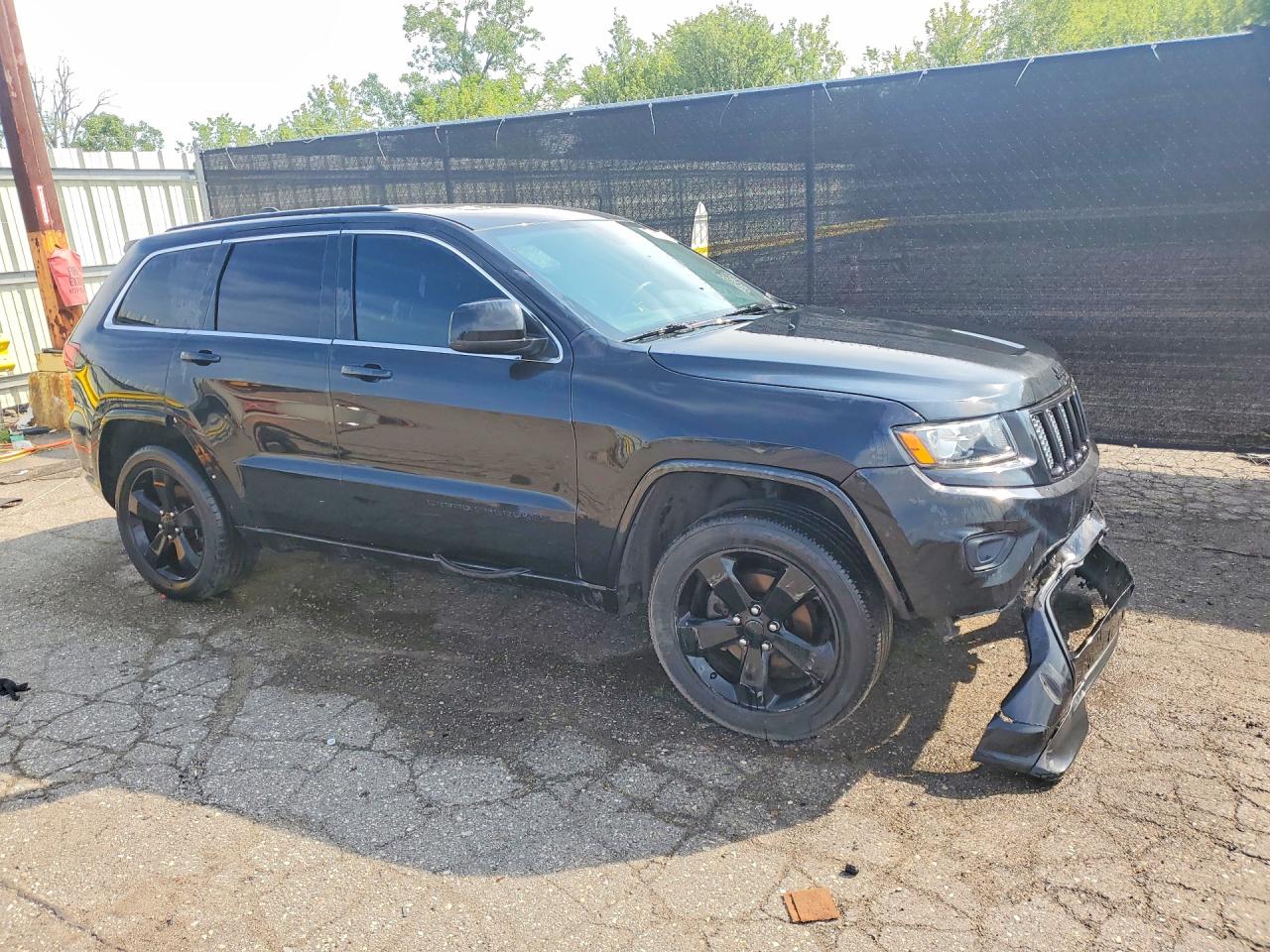 2015 Jeep Grand Cherokee Laredo Black vin: 1C4RJFAG7FC942542