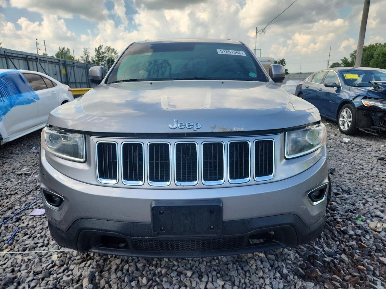 2016 Jeep Grand Cherokee Laredo Silver vin: 1C4RJFAG7GC326602