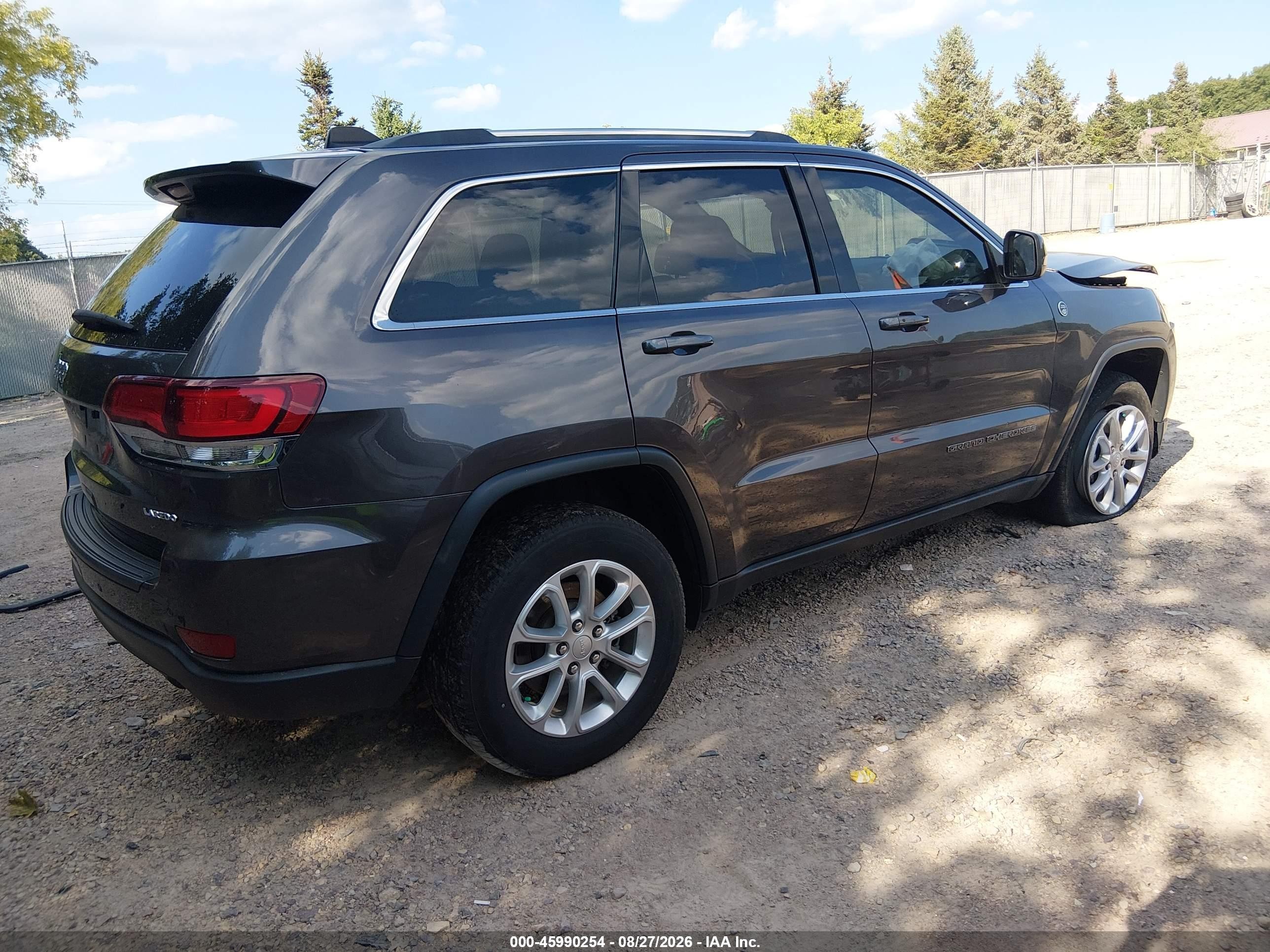 2021 Jeep Grand Cherokee Laredo E 4x4 Black vin: 1C4RJFAG7MC853762