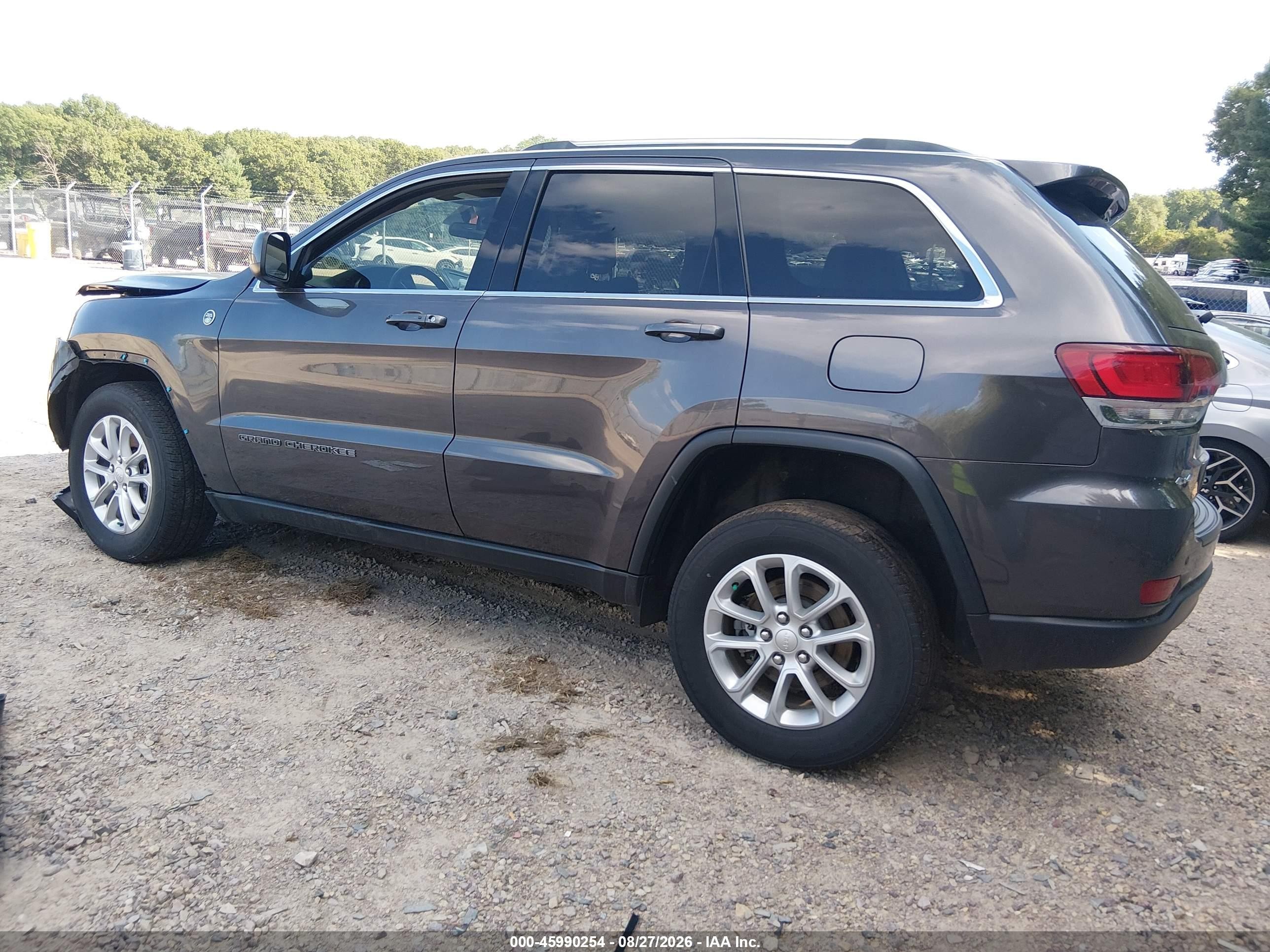 2021 Jeep Grand Cherokee Laredo E 4x4 Black vin: 1C4RJFAG7MC853762