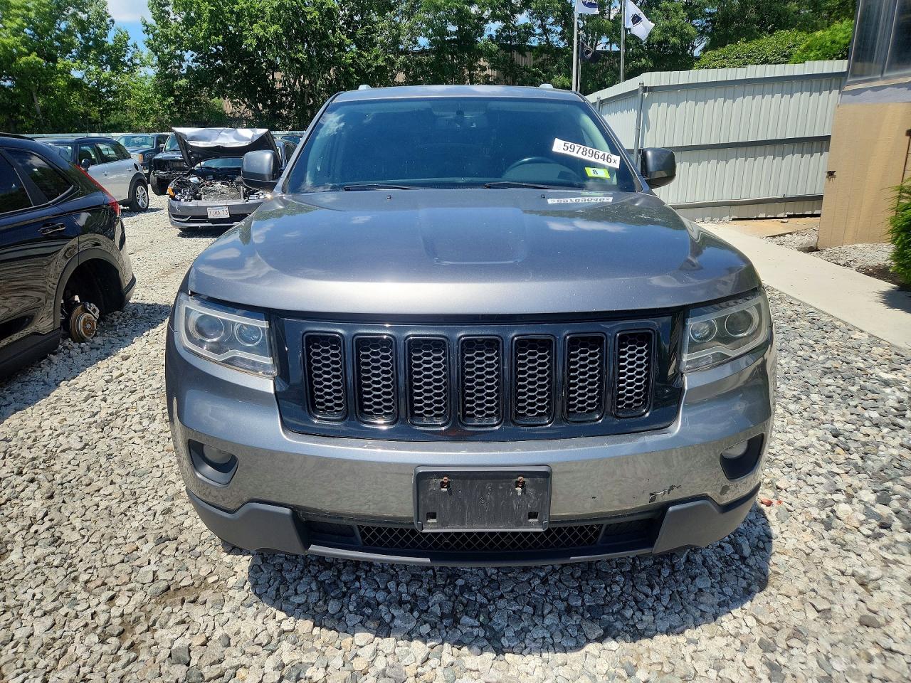 2012 Jeep Grand Cherokee Laredo Gray vin: 1C4RJFAG8CC103463