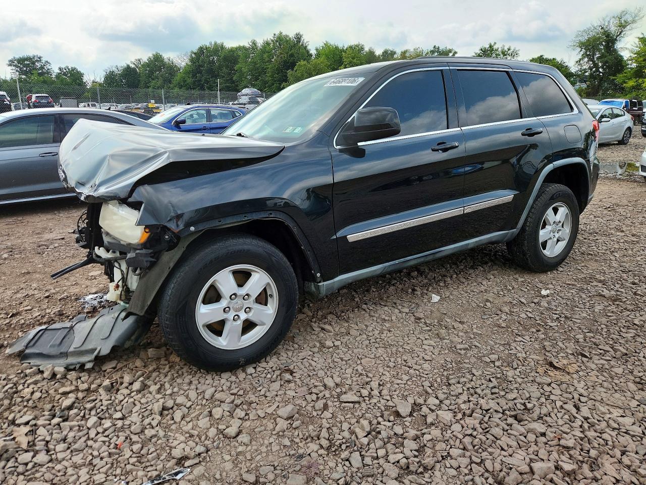 2012 Jeep Grand Cherokee Laredo Black vin: 1C4RJFAG8CC189311
