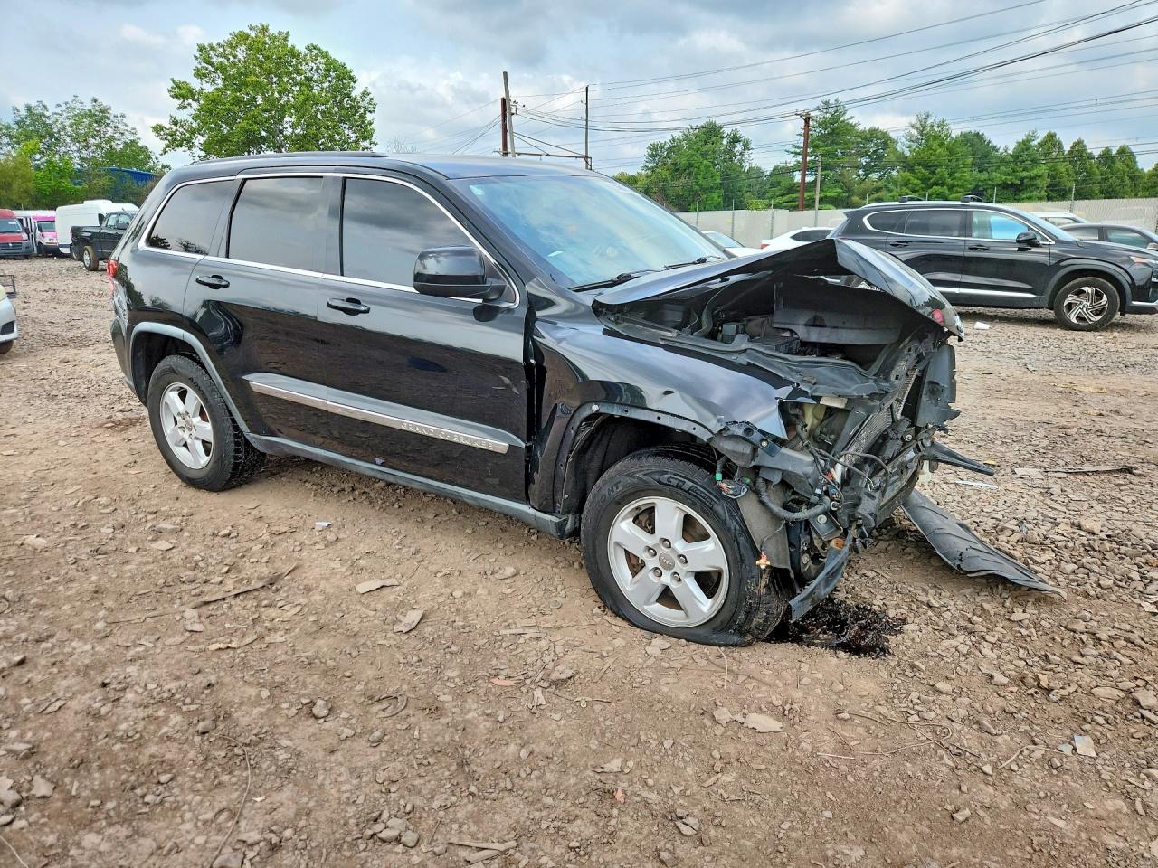 2012 Jeep Grand Cherokee Laredo Black vin: 1C4RJFAG8CC189311