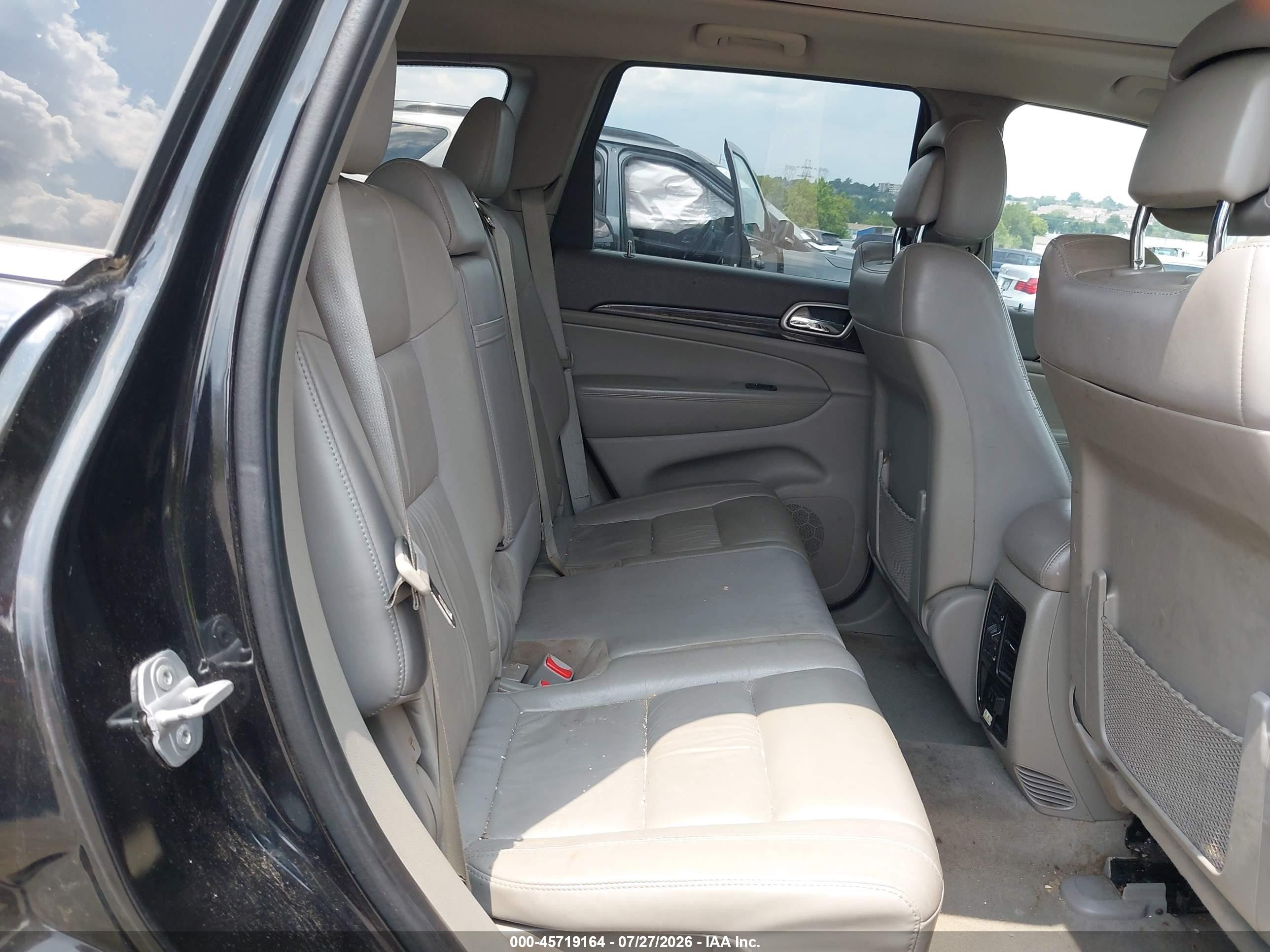 2012 Jeep Grand Cherokee Laredo Black vin: 1C4RJFAG8CC249426