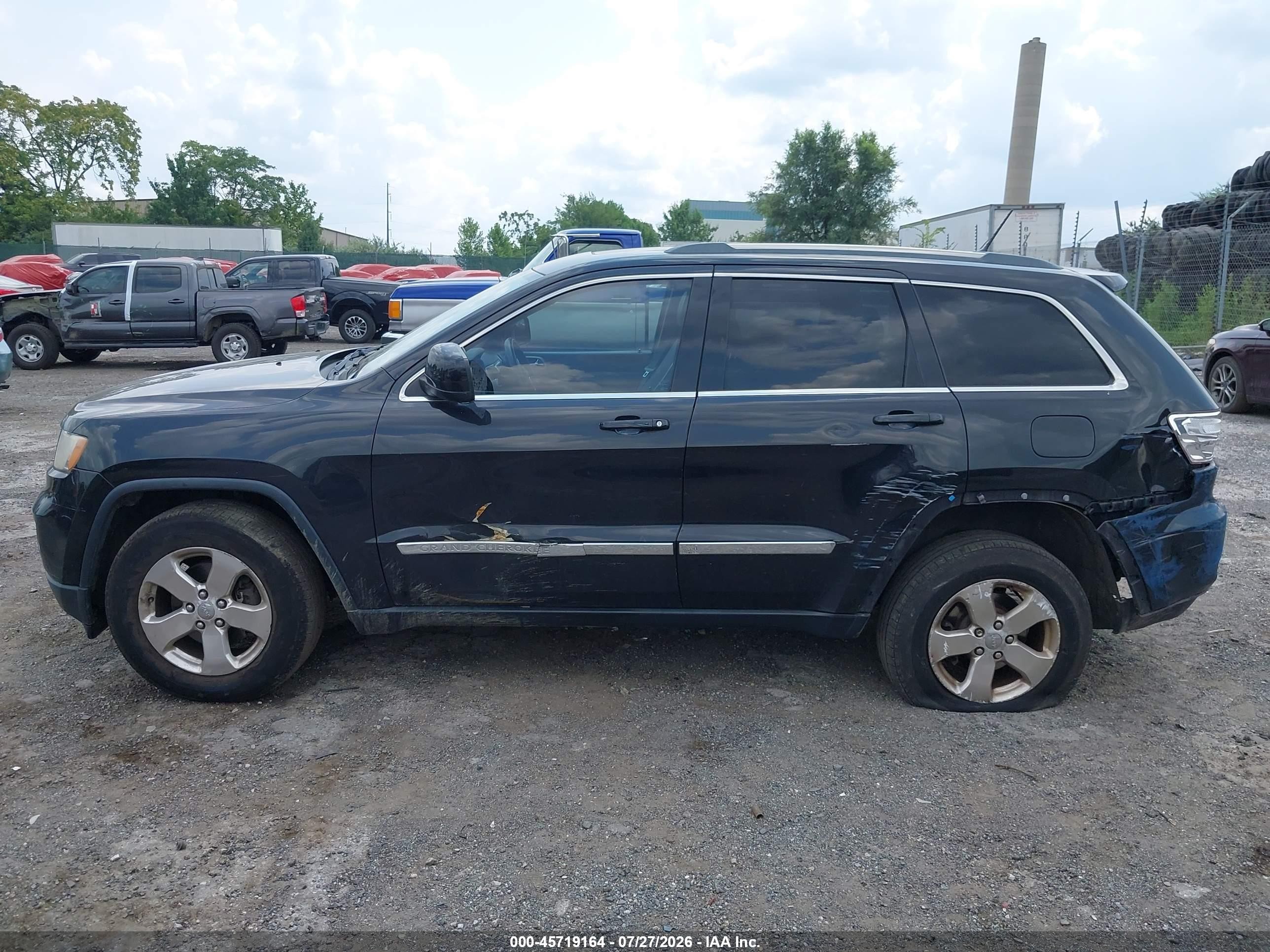 2012 Jeep Grand Cherokee Laredo Black vin: 1C4RJFAG8CC249426