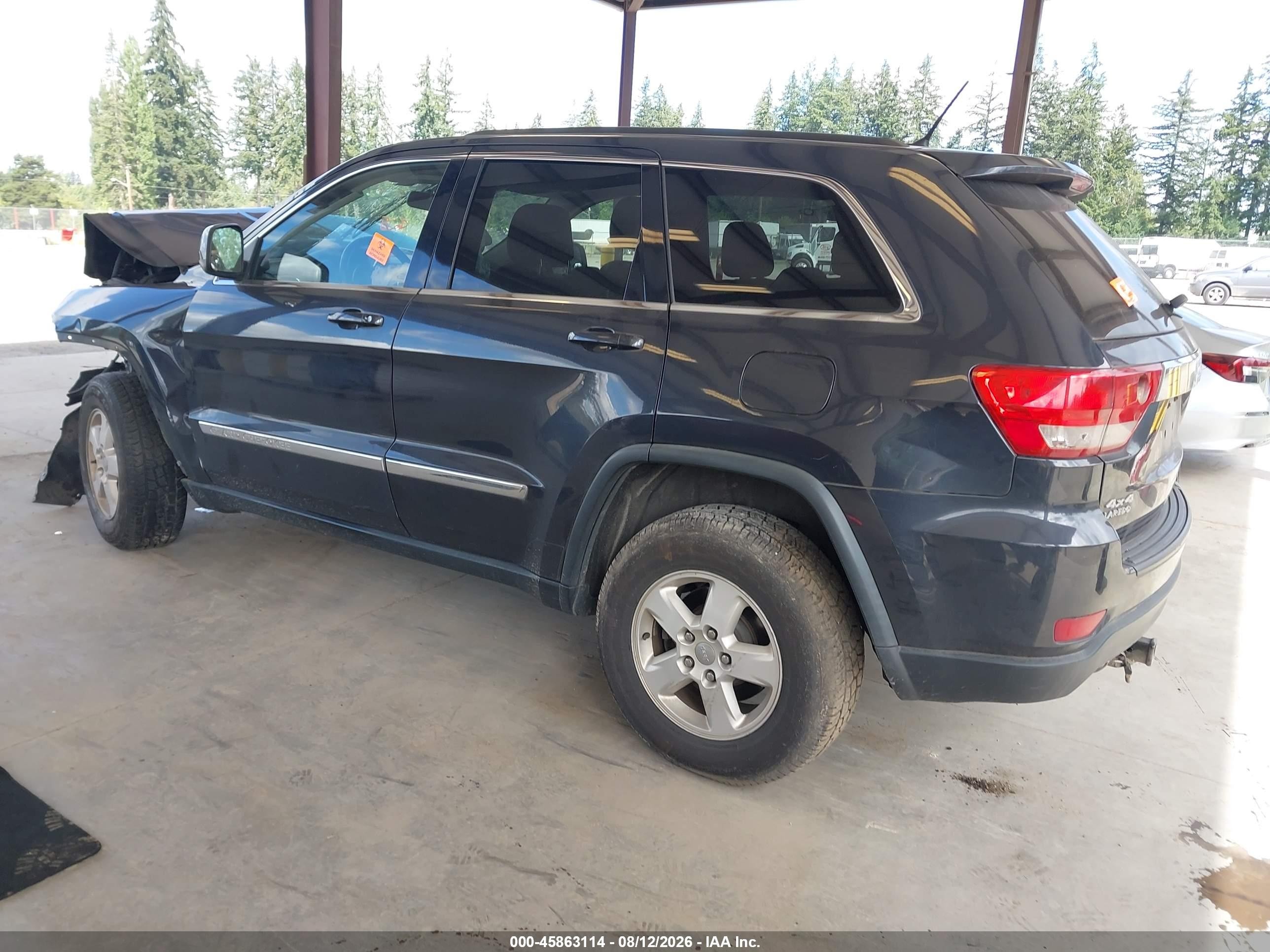 2012 Jeep Grand Cherokee Laredo Blue vin: 1C4RJFAG8CC250429