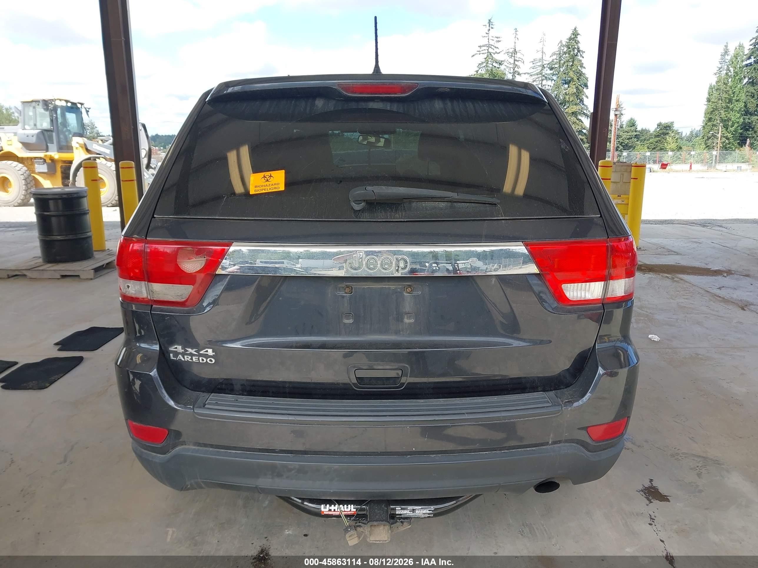 2012 Jeep Grand Cherokee Laredo Blue vin: 1C4RJFAG8CC250429
