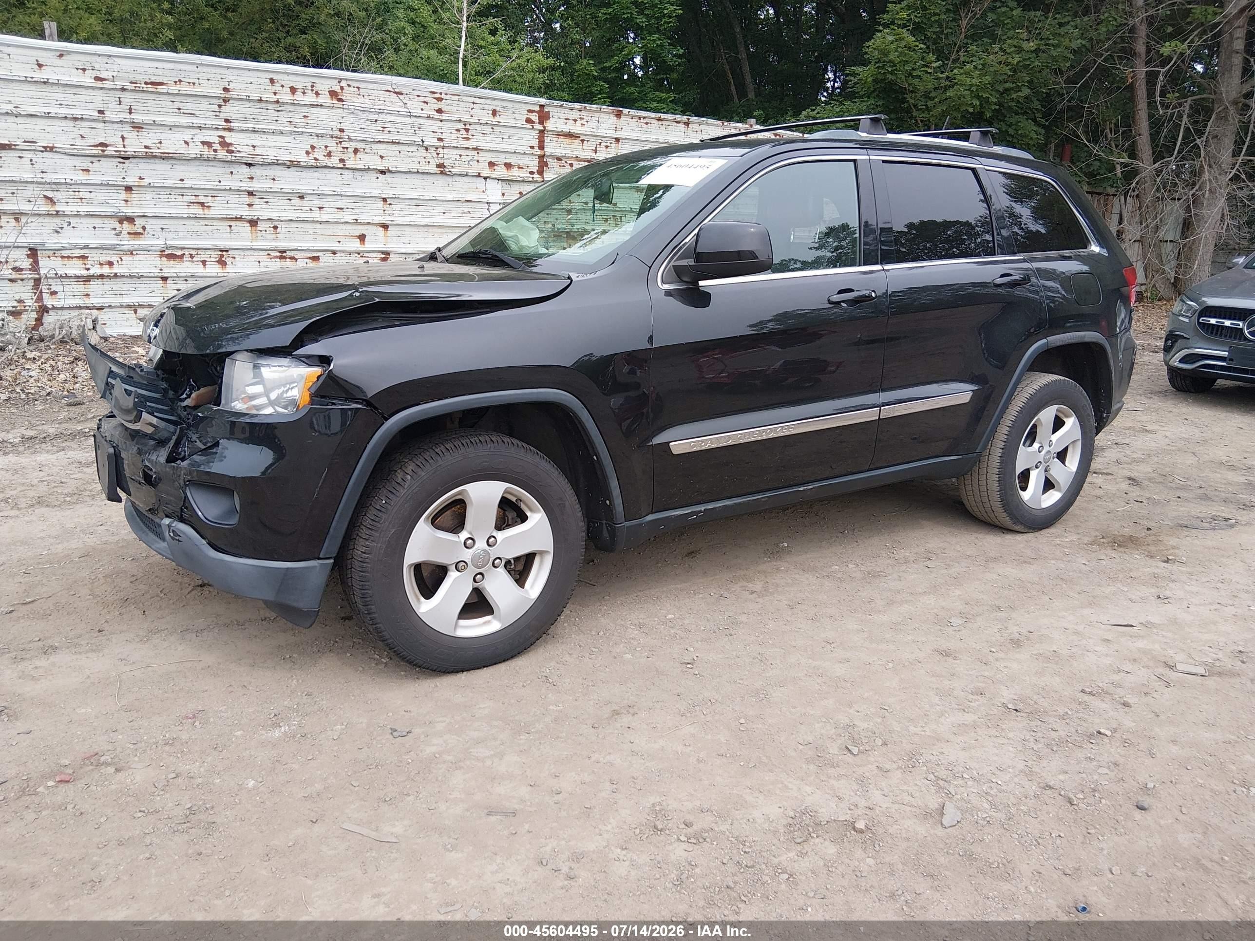 2012 Jeep Grand Cherokee Laredo Gray vin: 1C4RJFAG8CC263312