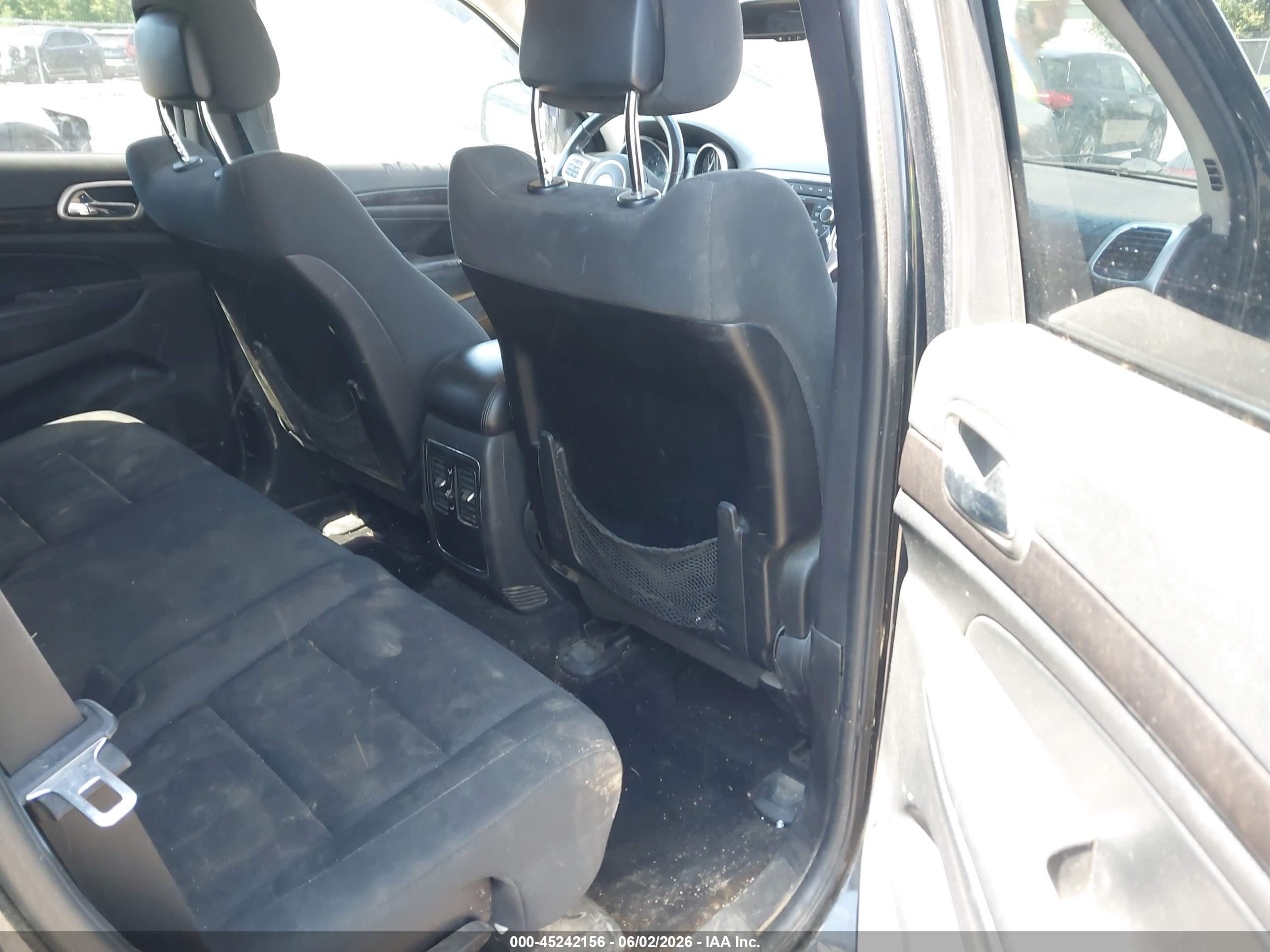 2012 Jeep Grand Cherokee Laredo Black vin: 1C4RJFAG8CC289747