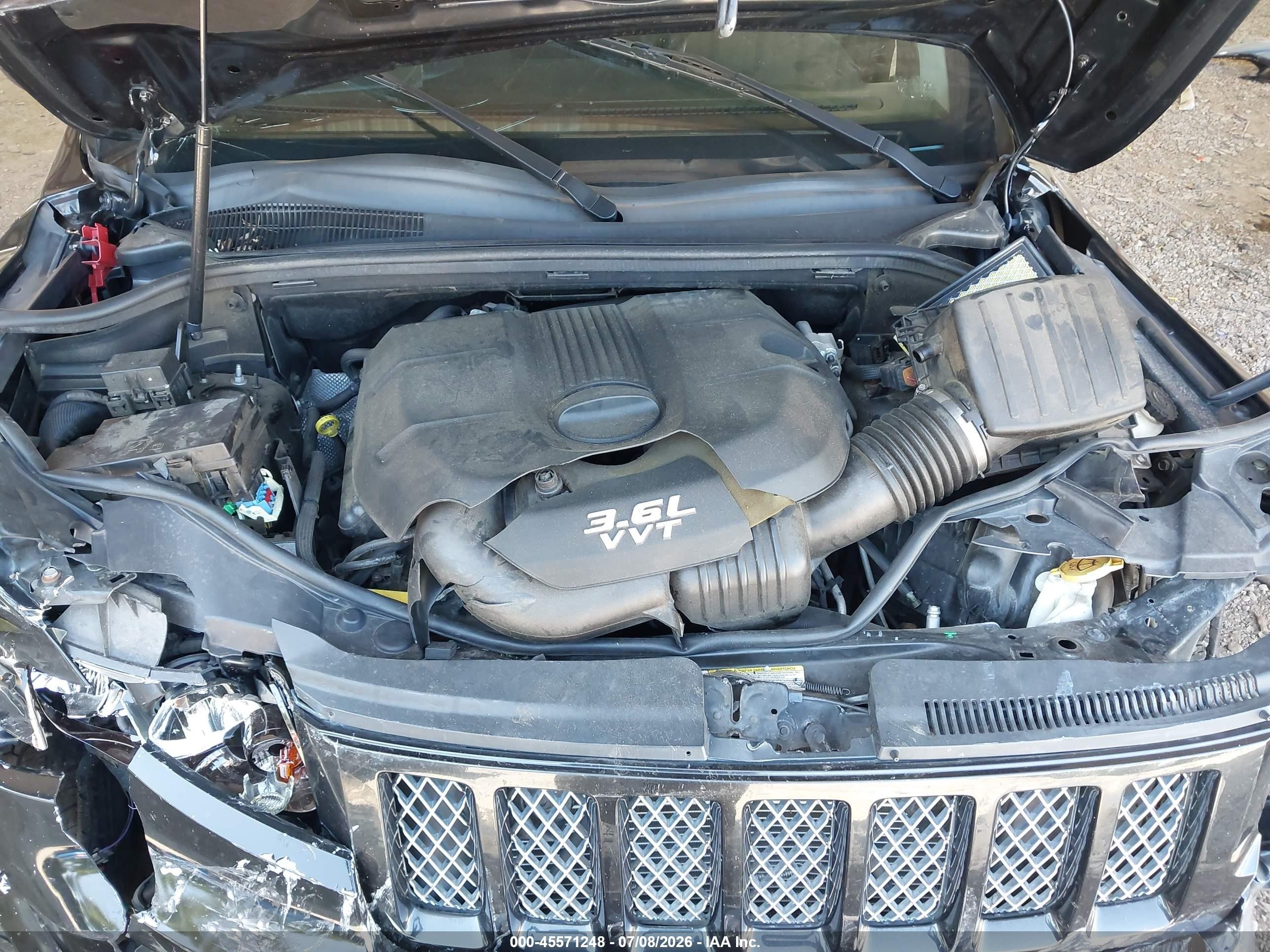 2012 Jeep Grand Cherokee Laredo Black vin: 1C4RJFAG8CC313383