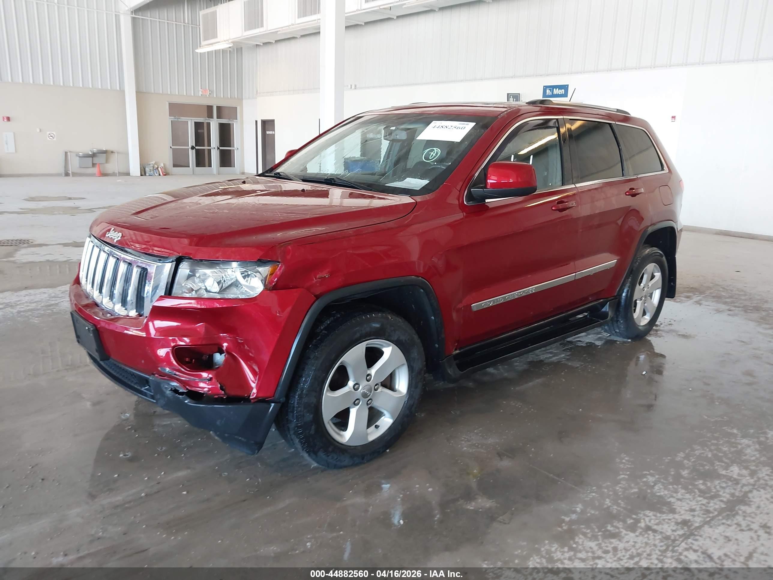 2012 Jeep Grand Cherokee Laredo Бордовый vin: 1C4RJFAG8CC324965