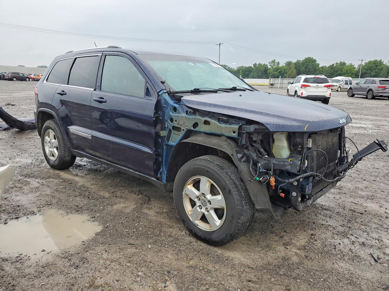 2012 Jeep Grand Cherokee Laredo Blue vin: 1C4RJFAG8CC341345