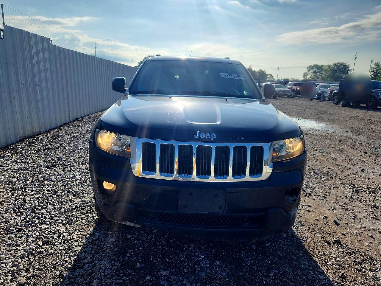 2013 Jeep Grand Cherokee Laredo Черный vin: 1C4RJFAG8DC503265