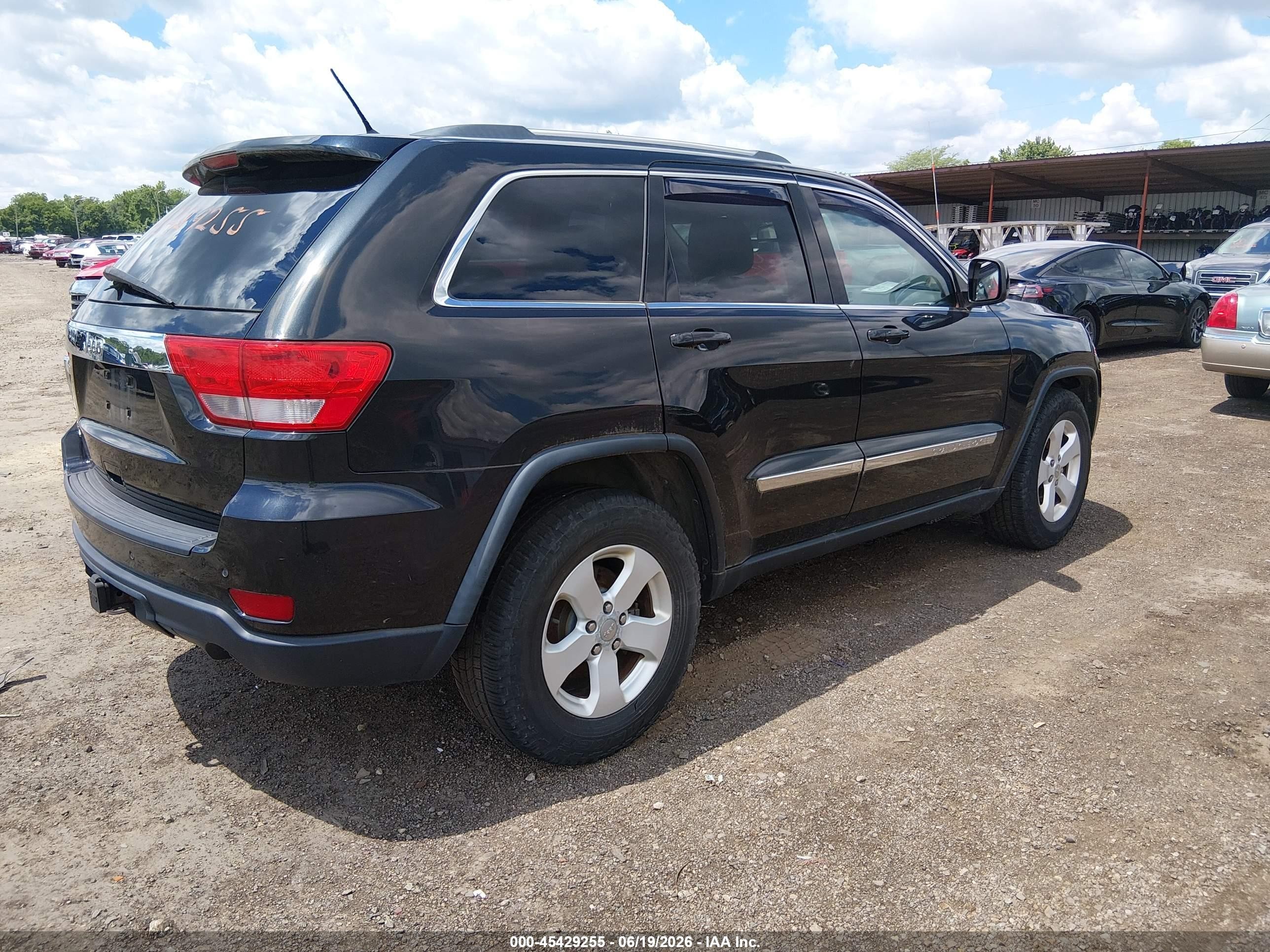 2013 Jeep Grand Cherokee Laredo Black vin: 1C4RJFAG8DC505792