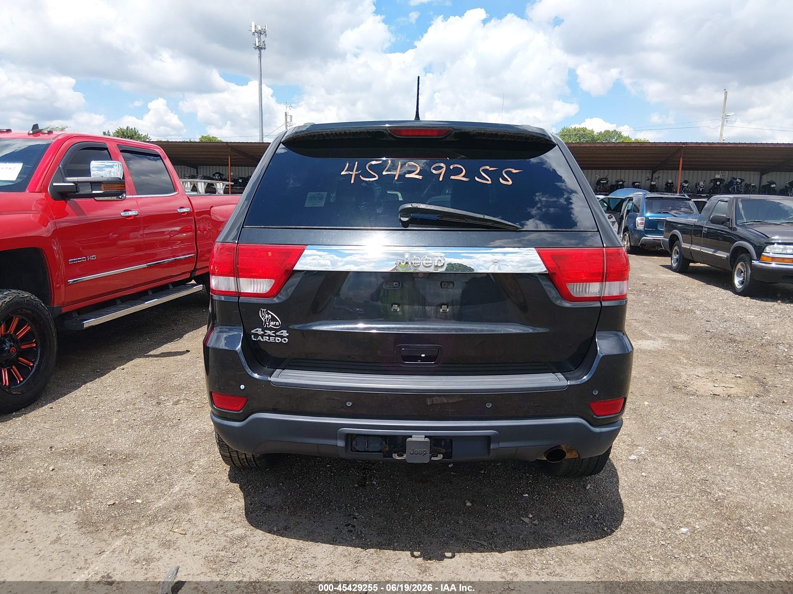 2013 Jeep Grand Cherokee Laredo Black vin: 1C4RJFAG8DC505792