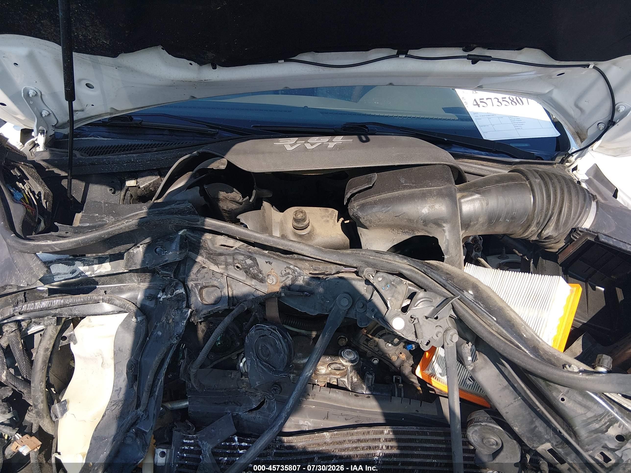 2013 Jeep Grand Cherokee Laredo White vin: 1C4RJFAG8DC548772