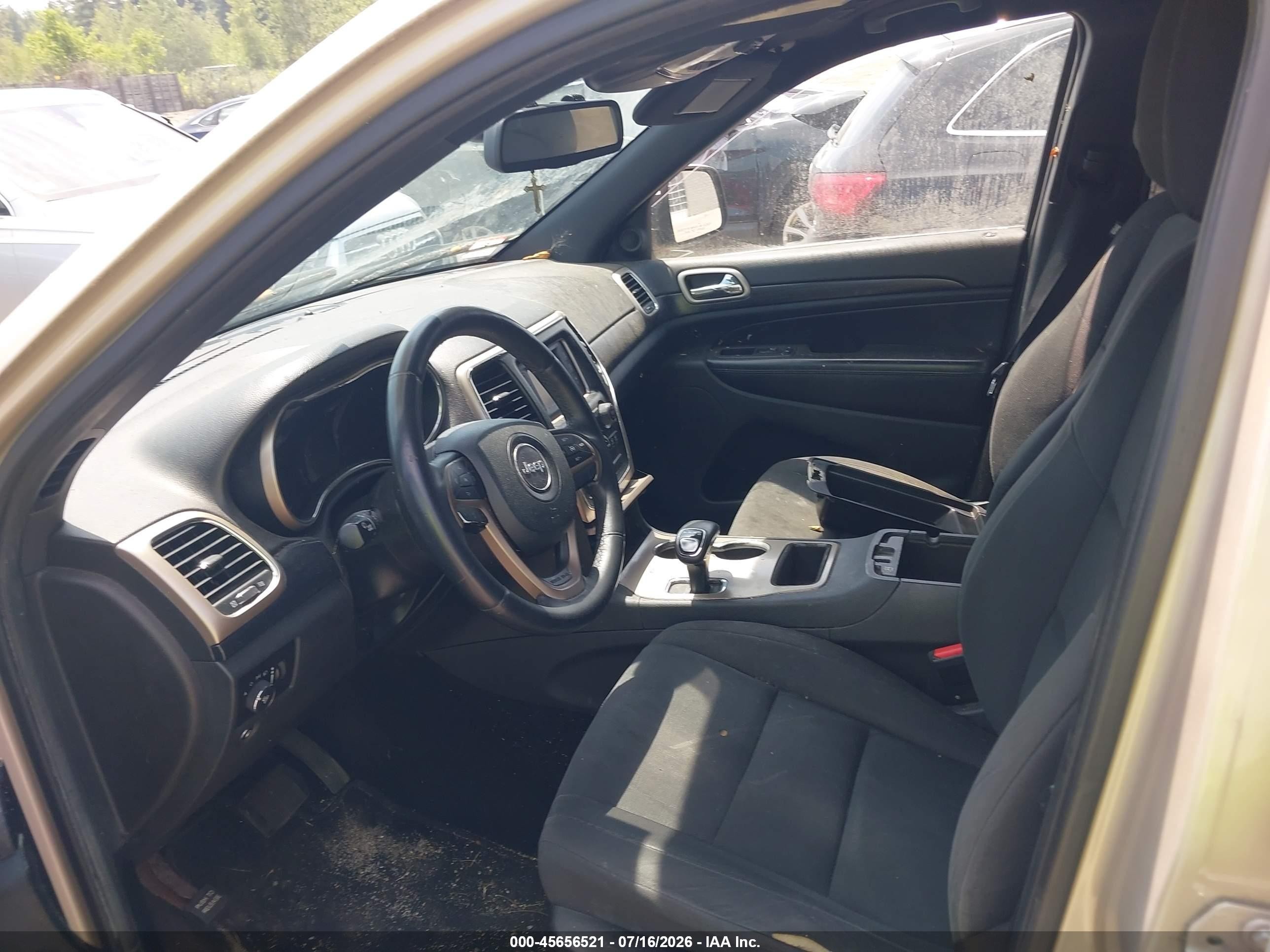 2014 Jeep Grand Cherokee Laredo Gold vin: 1C4RJFAG8EC119777