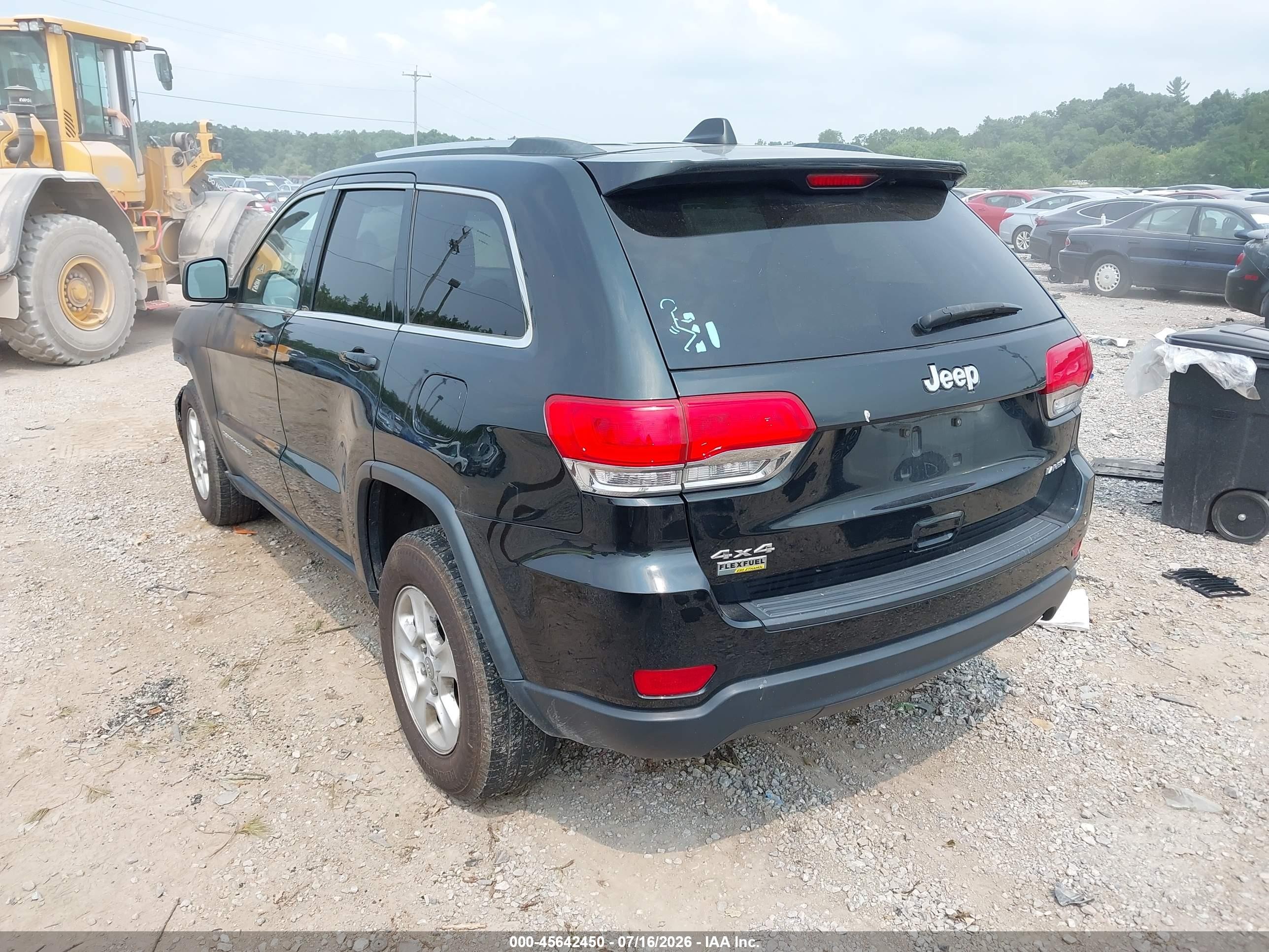 2014 Jeep Grand Cherokee Laredo Black vin: 1C4RJFAG8EC126406