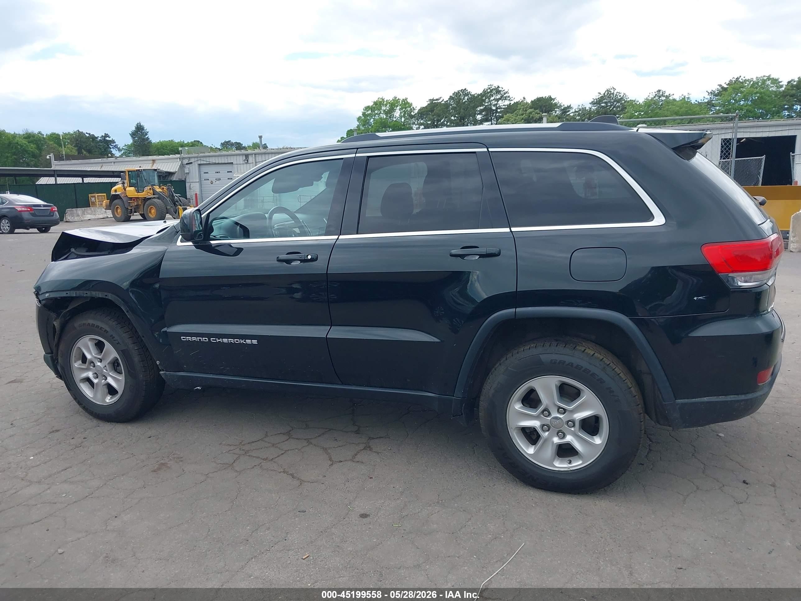 2014 Jeep Grand Cherokee Laredo Black vin: 1C4RJFAG8EC128317