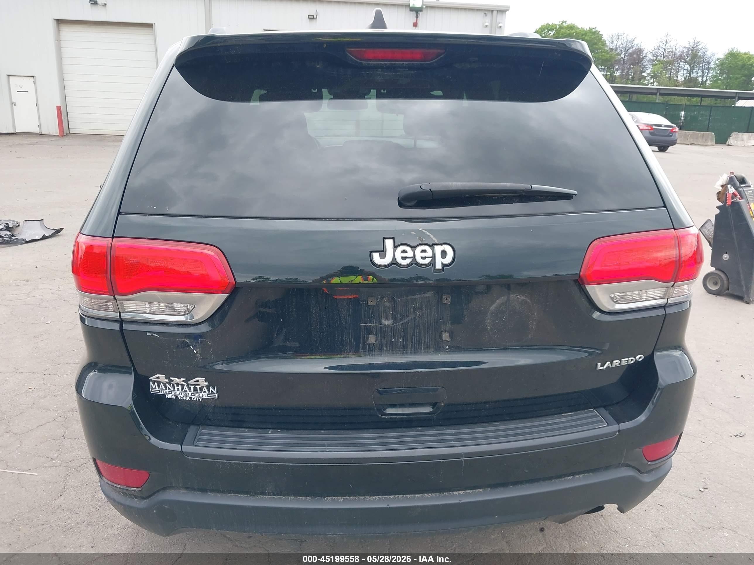 2014 Jeep Grand Cherokee Laredo Black vin: 1C4RJFAG8EC128317