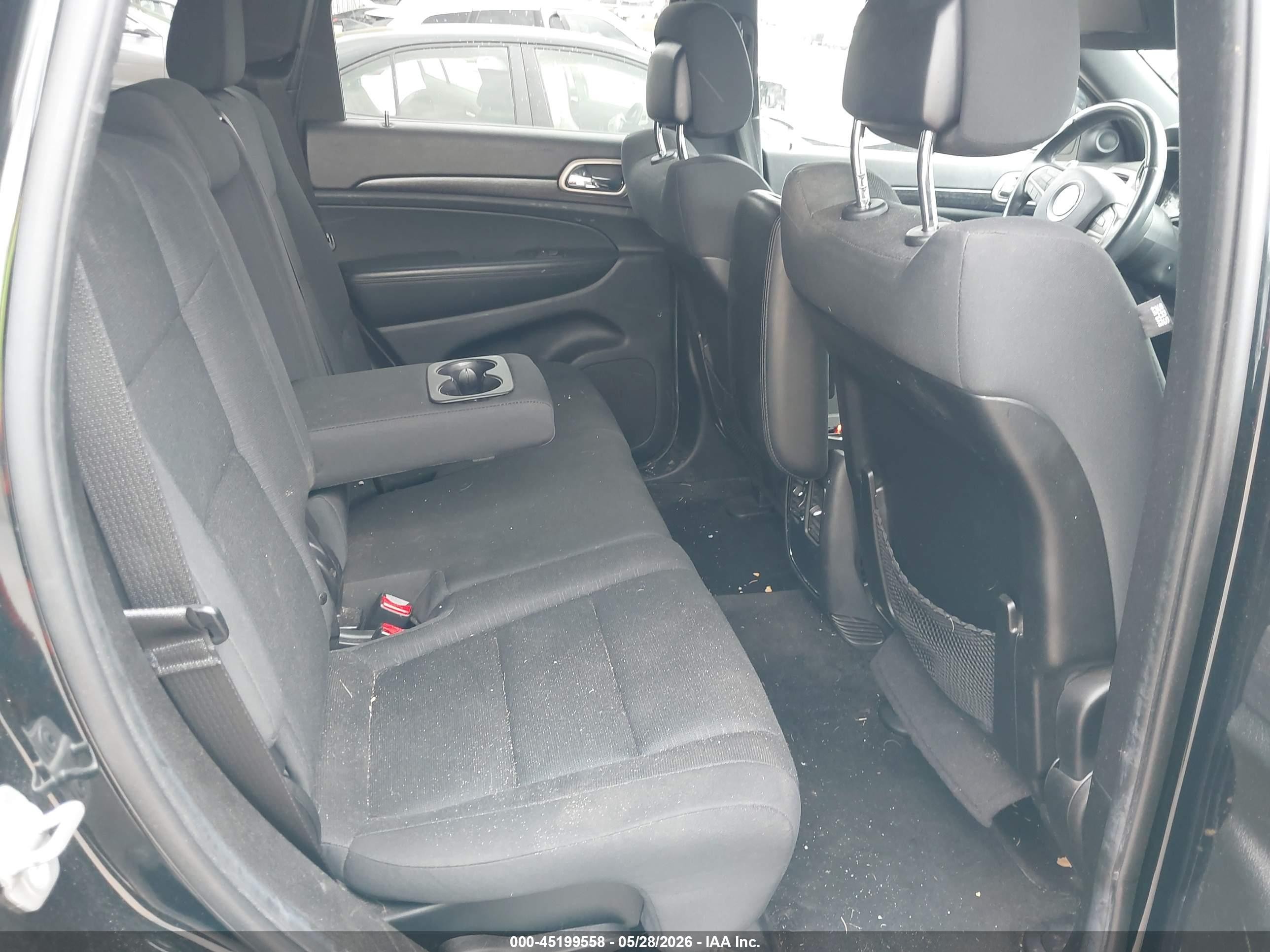 2014 Jeep Grand Cherokee Laredo Black vin: 1C4RJFAG8EC128317