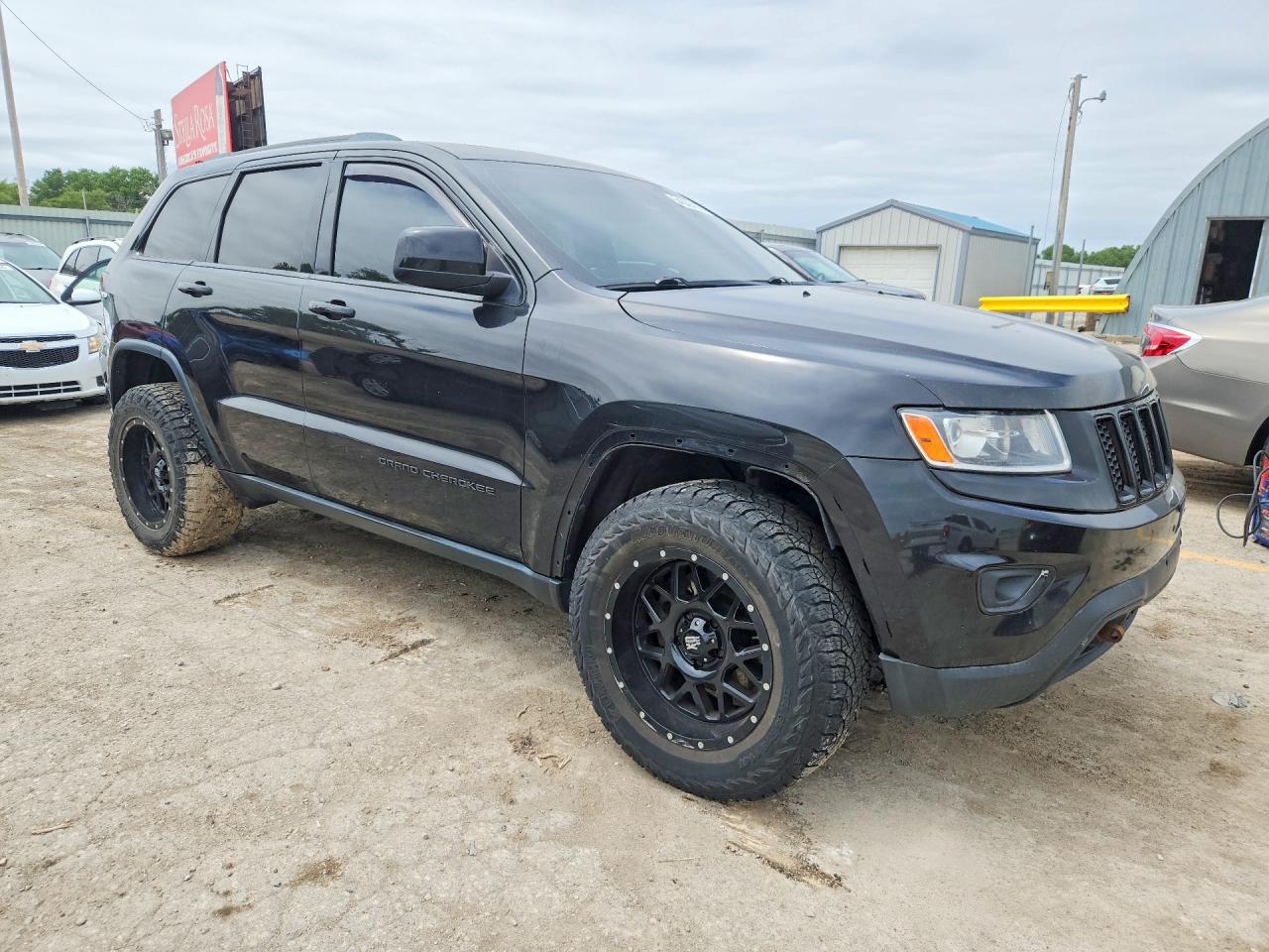2014 Jeep Grand Cherokee Laredo Black vin: 1C4RJFAG8EC143870