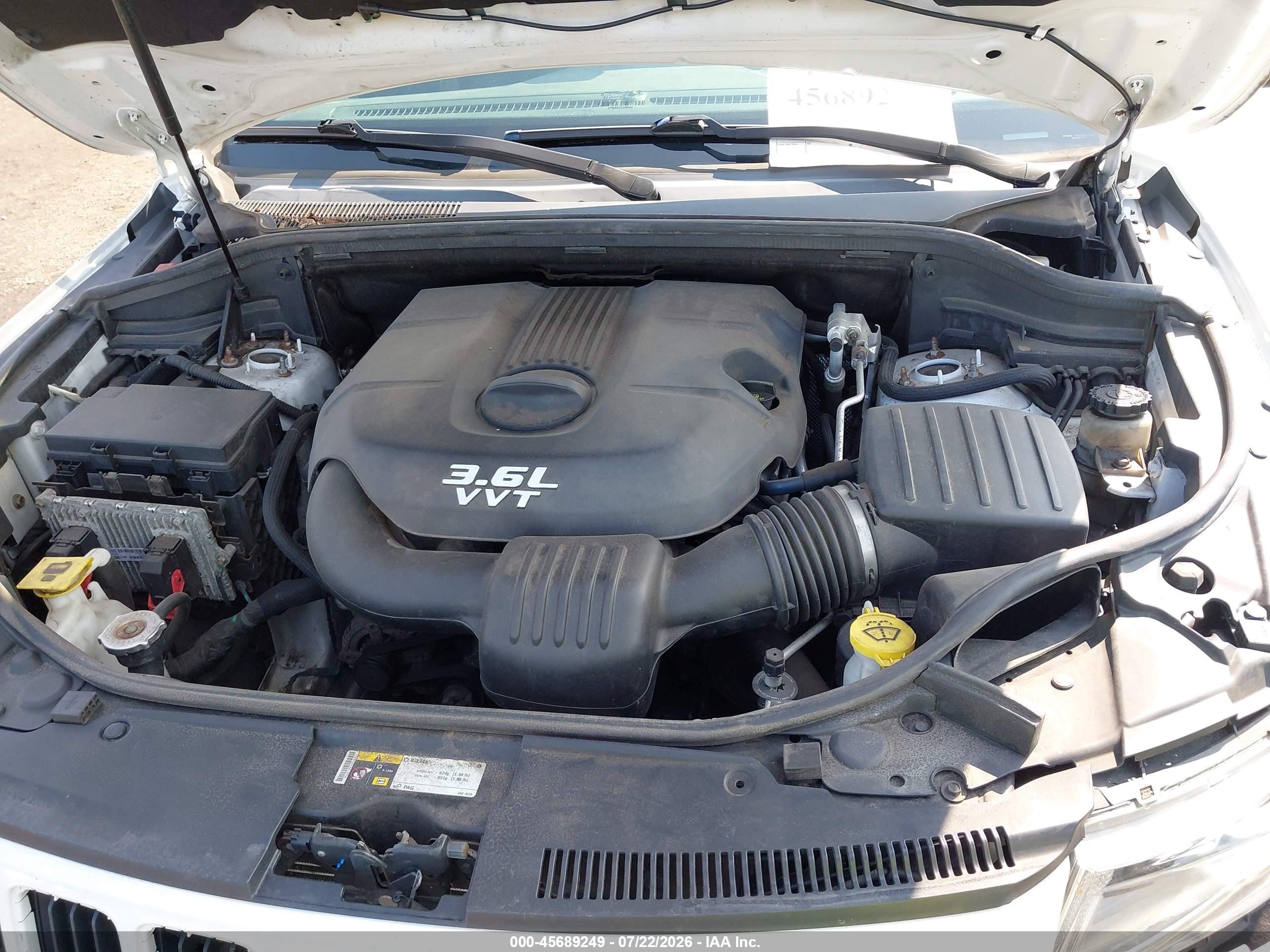 2014 Jeep Grand Cherokee Laredo Белый vin: 1C4RJFAG8EC163892