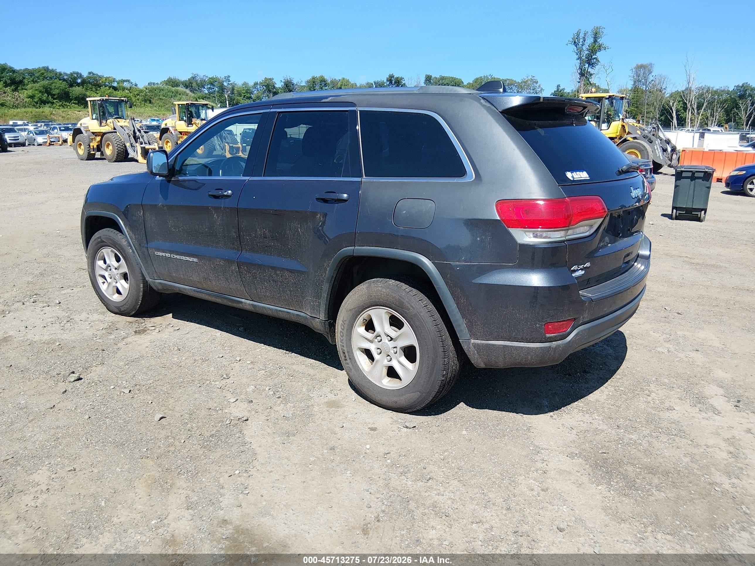 2014 Jeep Grand Cherokee Laredo Black vin: 1C4RJFAG8EC210547