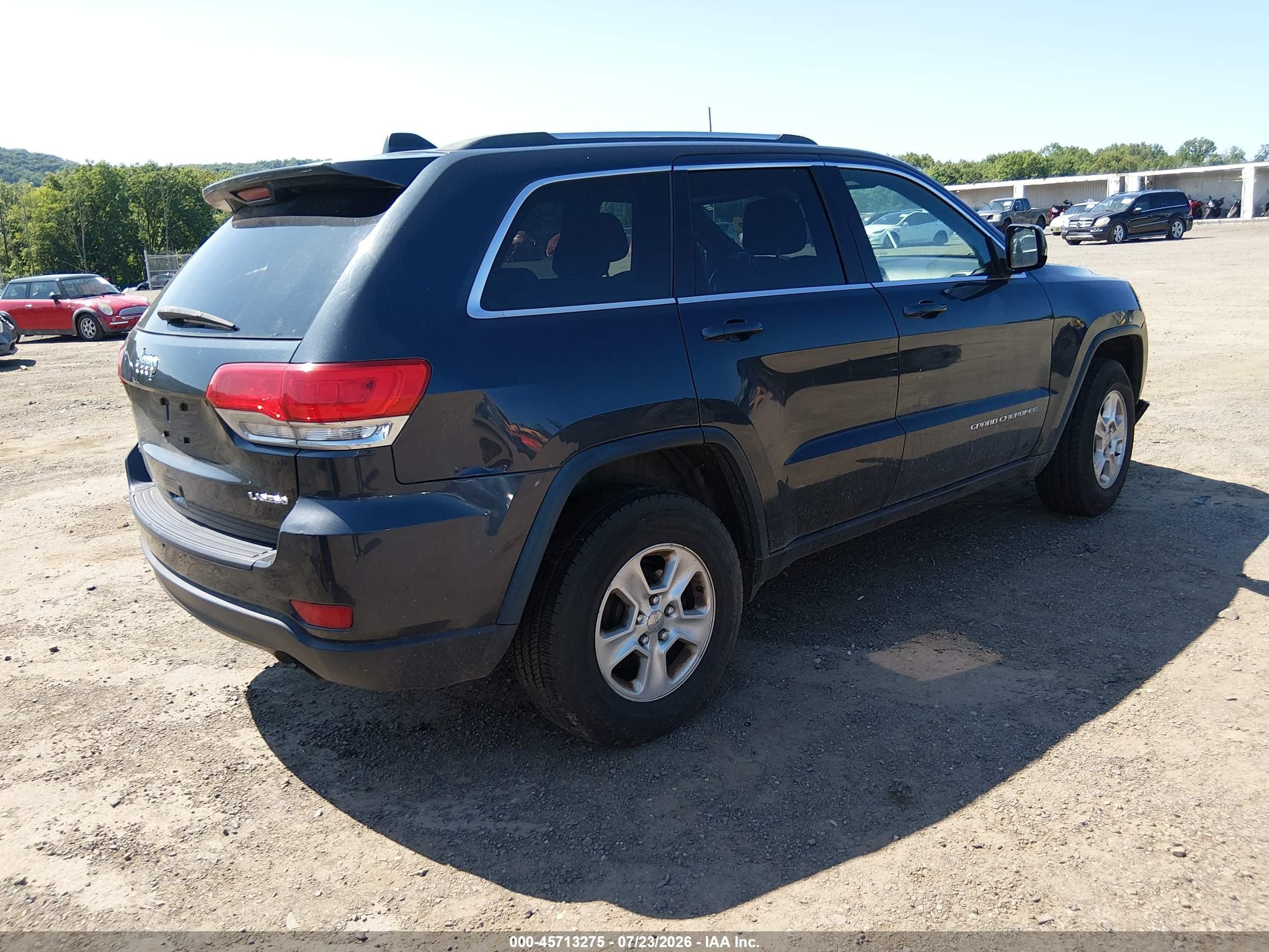 2014 Jeep Grand Cherokee Laredo Black vin: 1C4RJFAG8EC210547