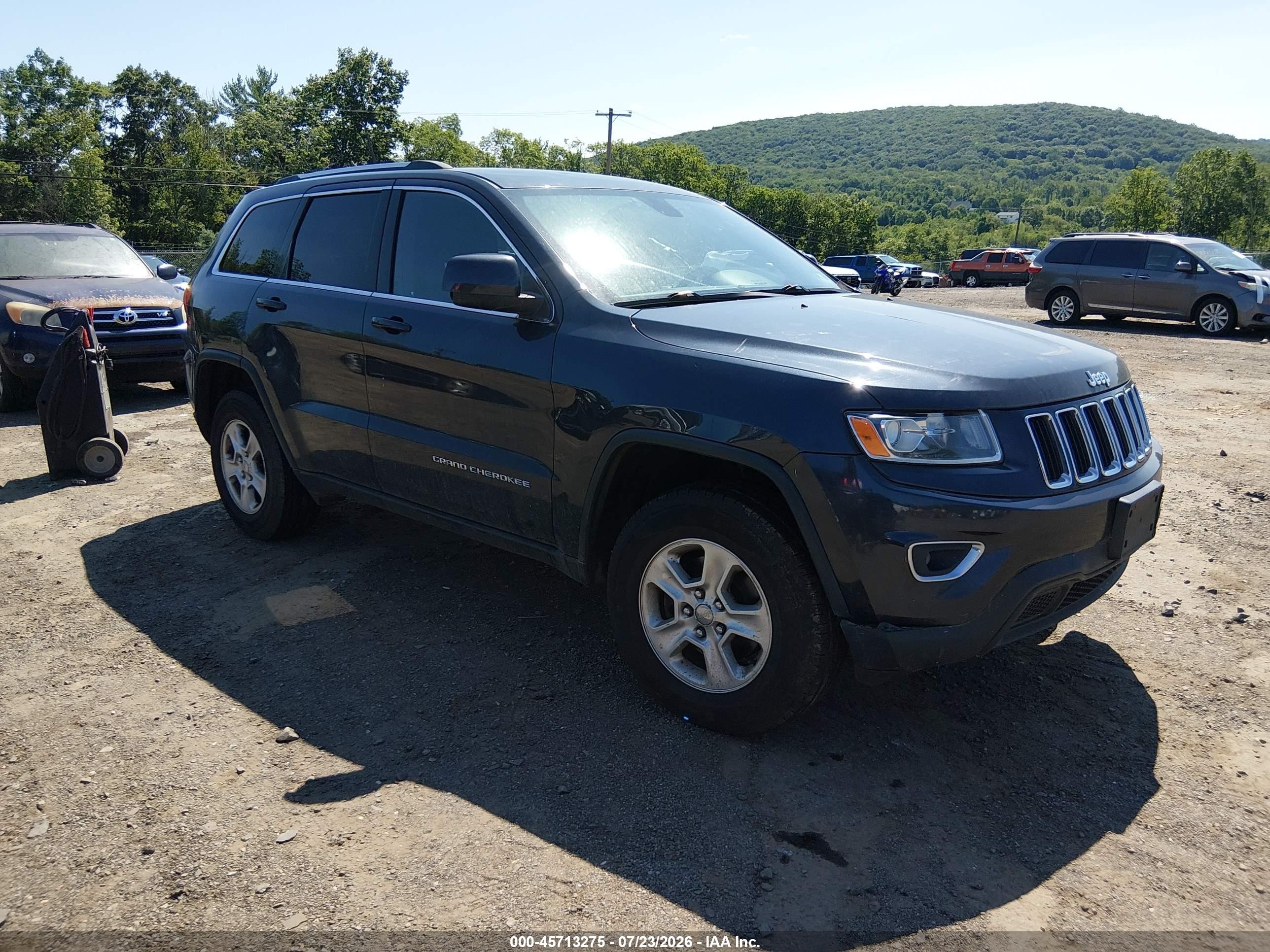 2014 Jeep Grand Cherokee Laredo Black vin: 1C4RJFAG8EC210547