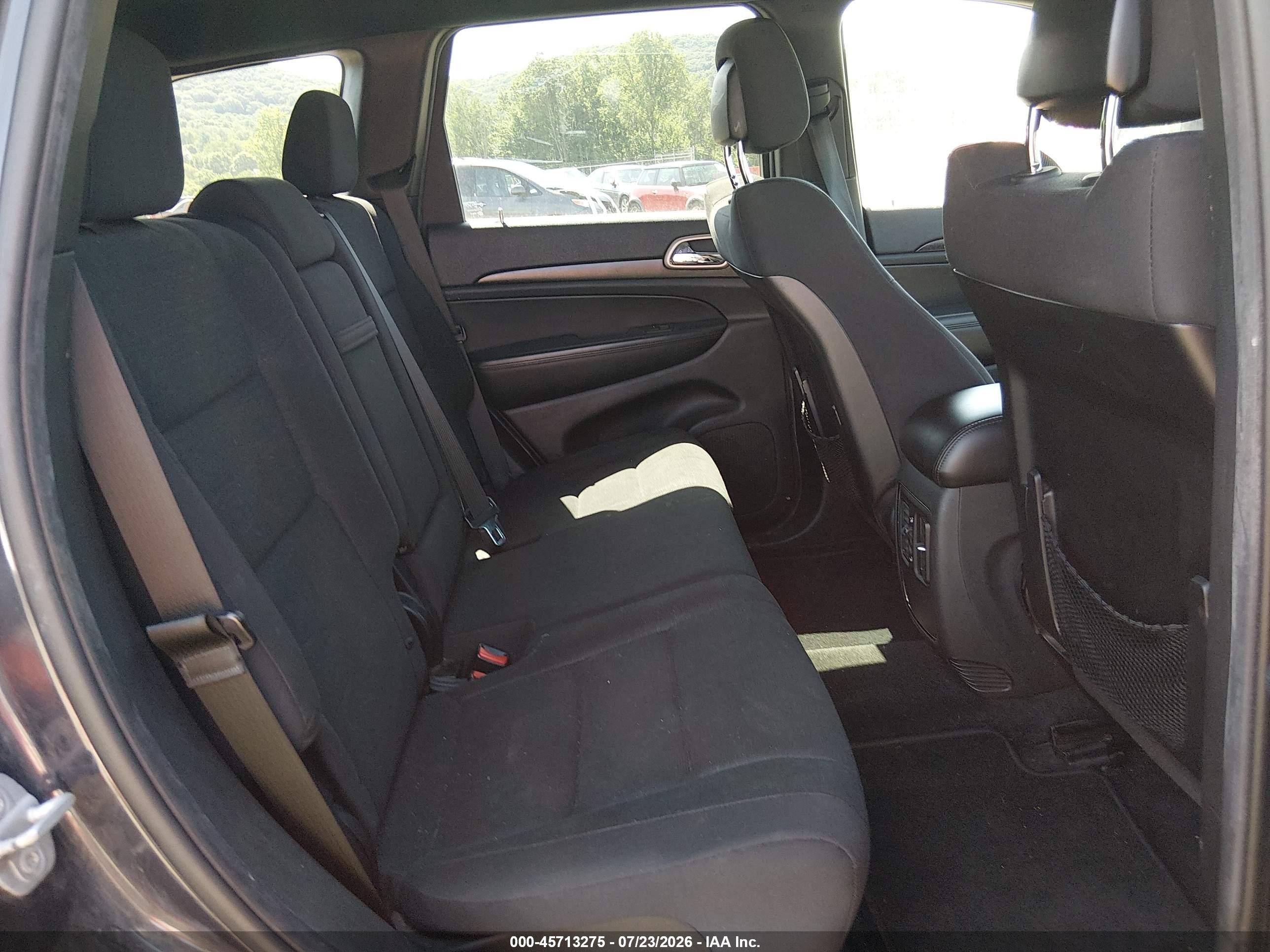 2014 Jeep Grand Cherokee Laredo Black vin: 1C4RJFAG8EC210547