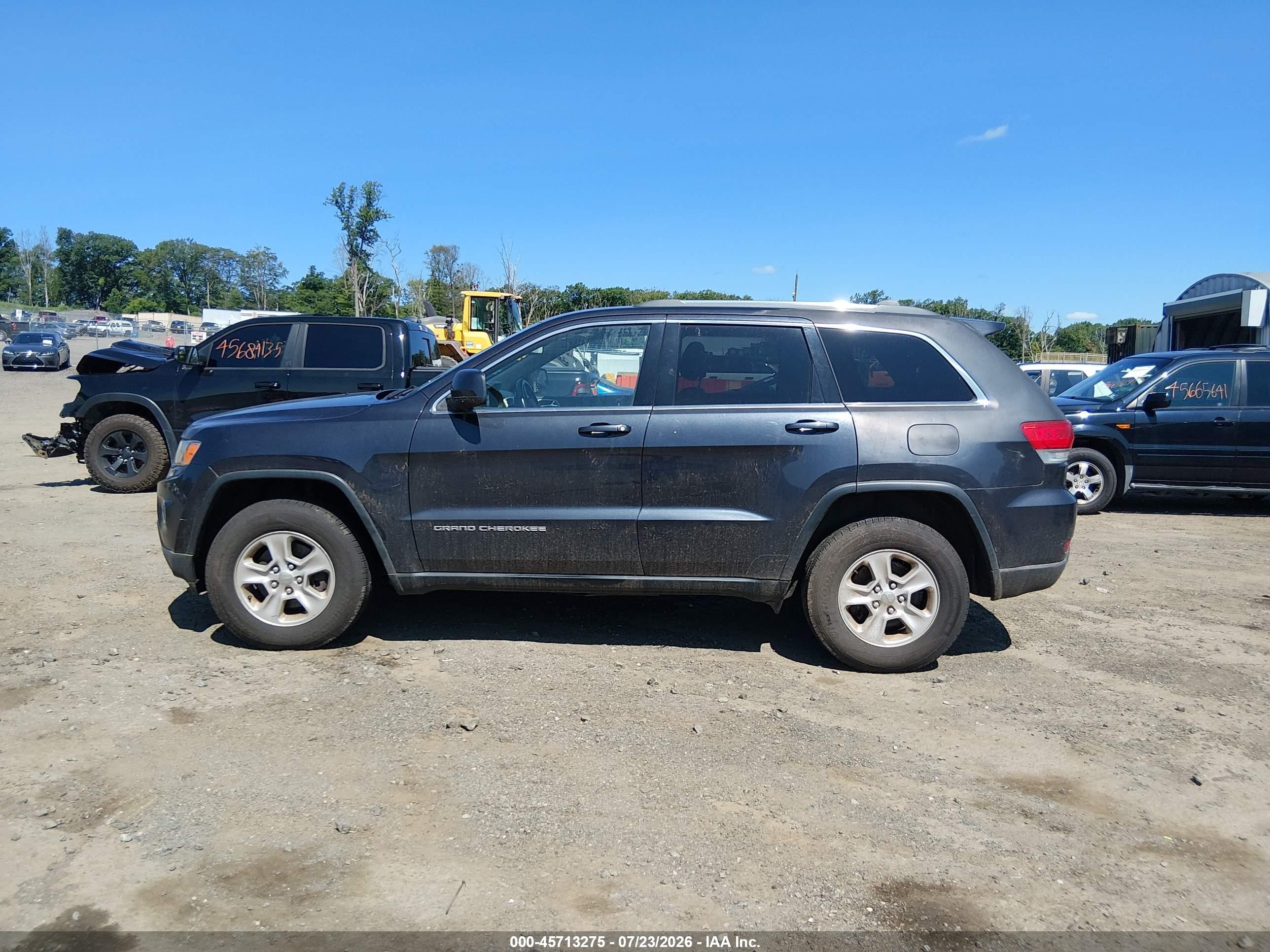 2014 Jeep Grand Cherokee Laredo Black vin: 1C4RJFAG8EC210547