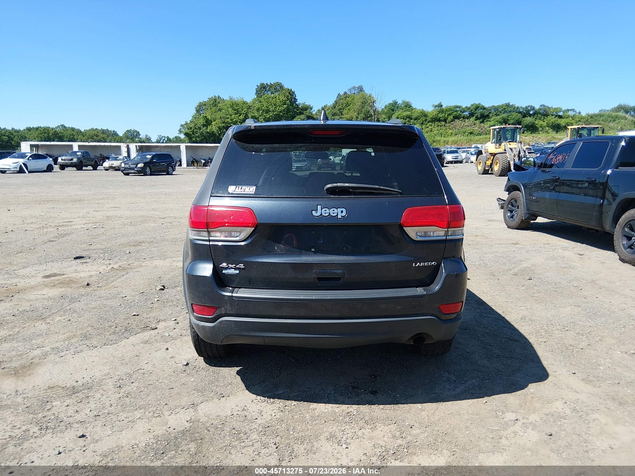 2014 Jeep Grand Cherokee Laredo Black vin: 1C4RJFAG8EC210547