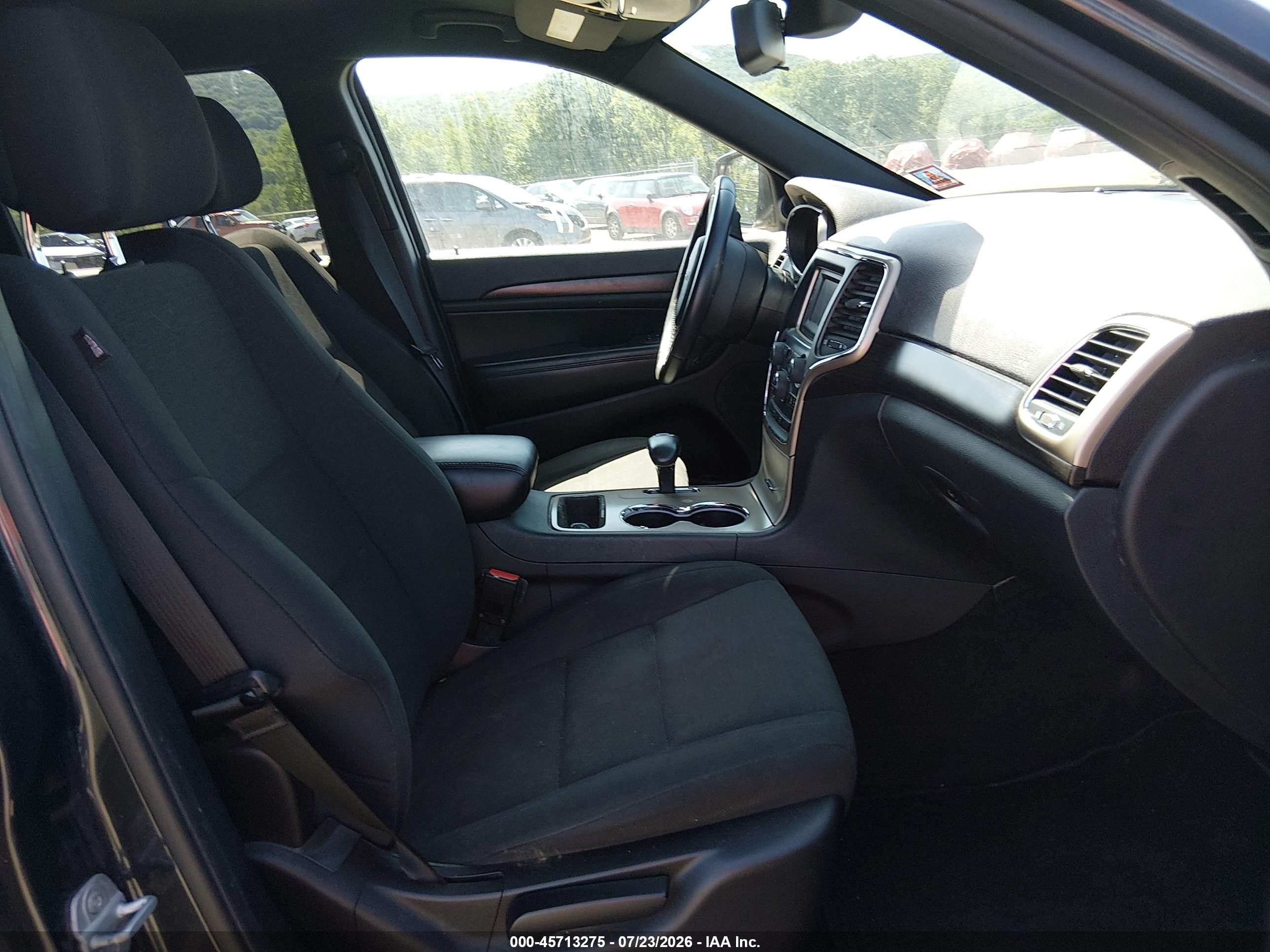 2014 Jeep Grand Cherokee Laredo Black vin: 1C4RJFAG8EC210547
