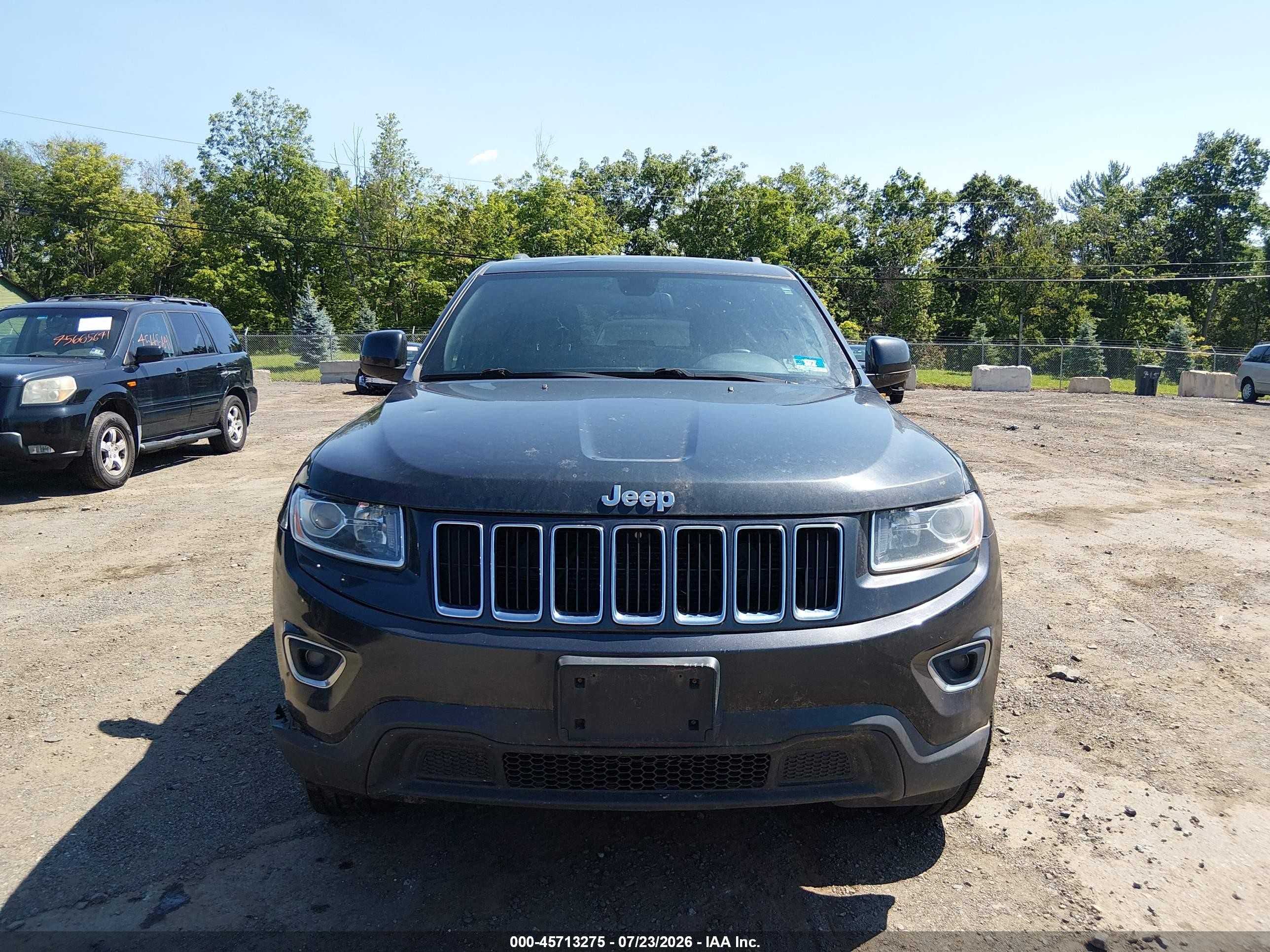 2014 Jeep Grand Cherokee Laredo Black vin: 1C4RJFAG8EC210547