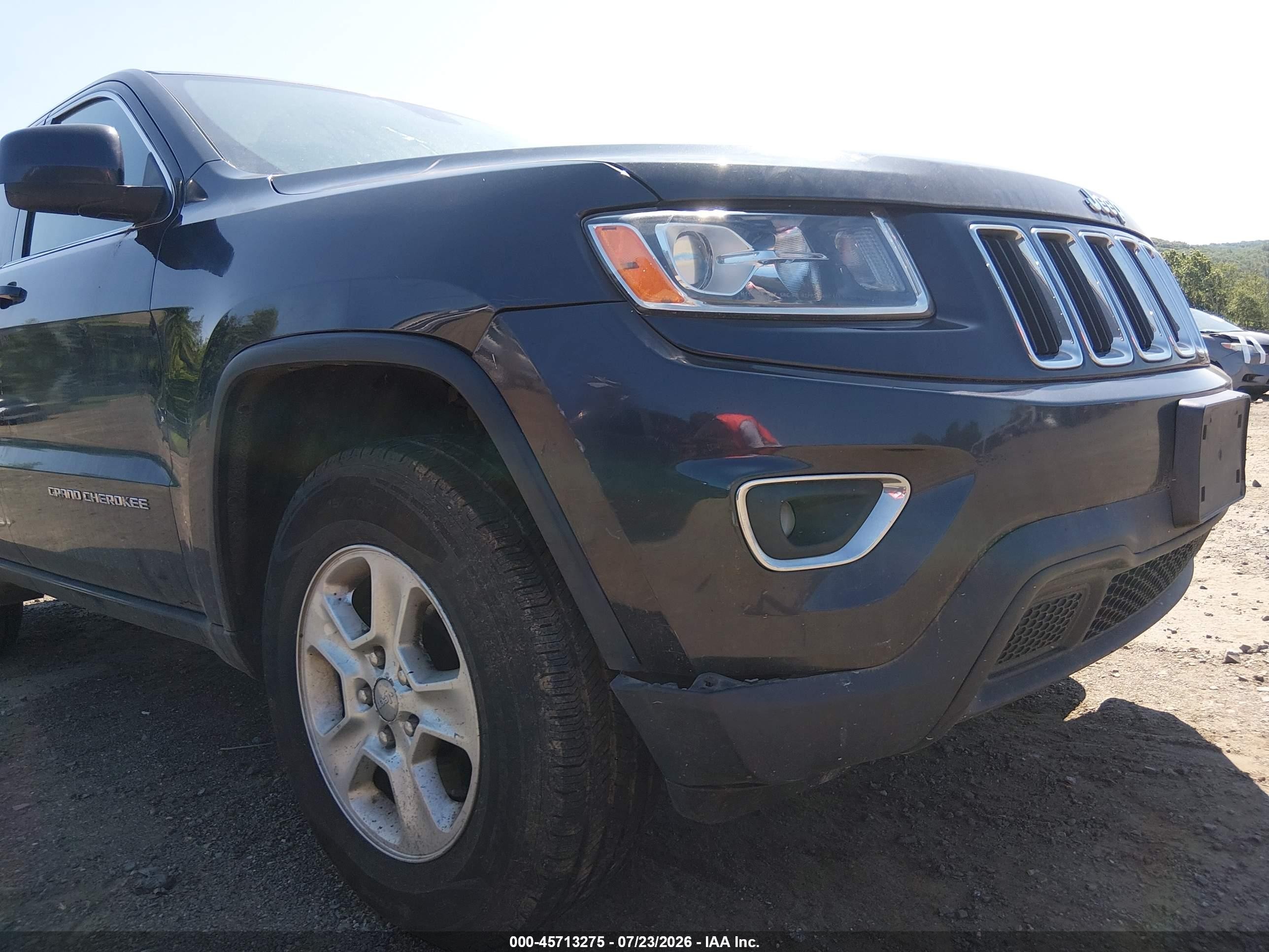 2014 Jeep Grand Cherokee Laredo Black vin: 1C4RJFAG8EC210547