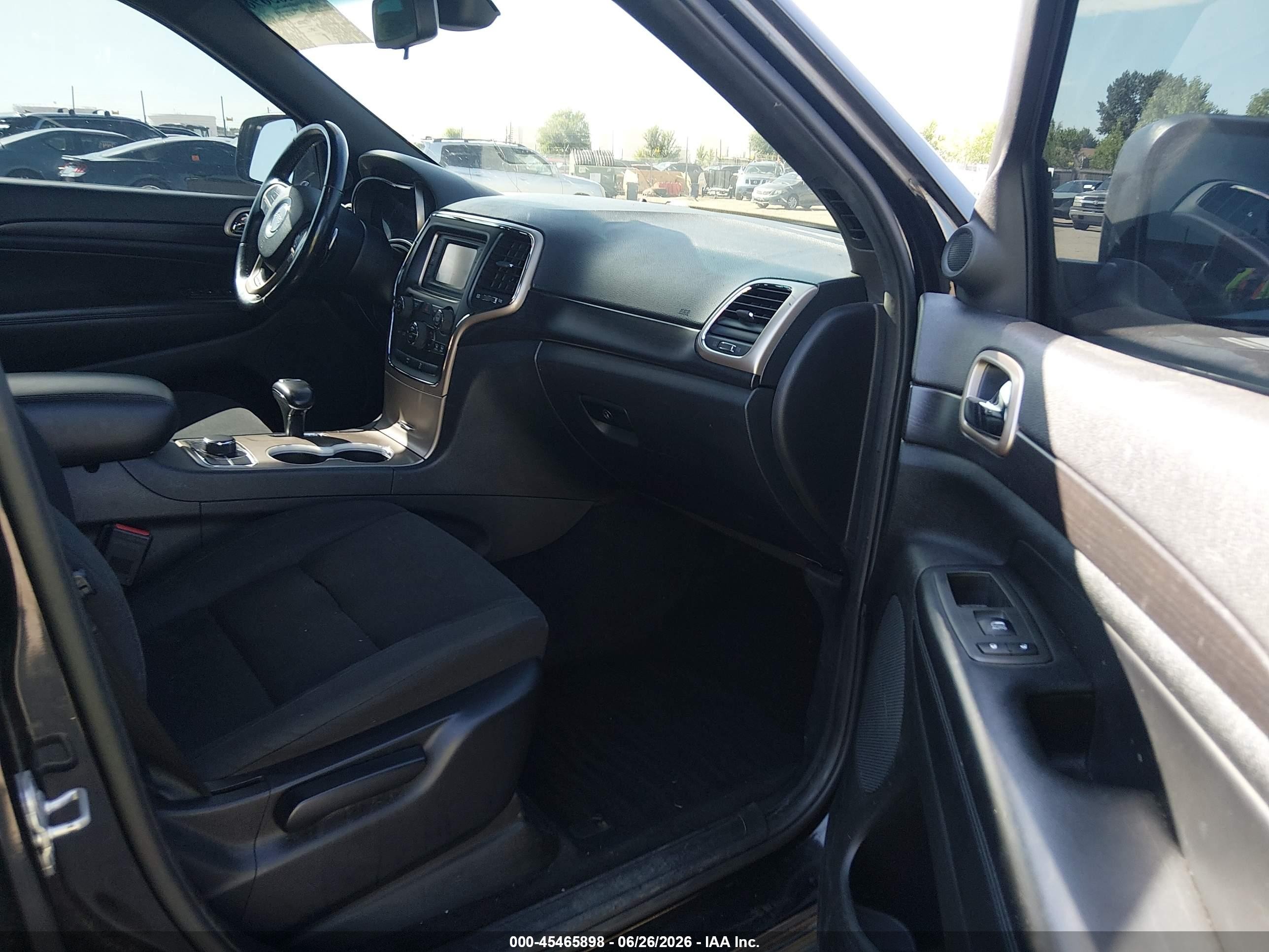 2014 Jeep Grand Cherokee Laredo Black vin: 1C4RJFAG8EC220088