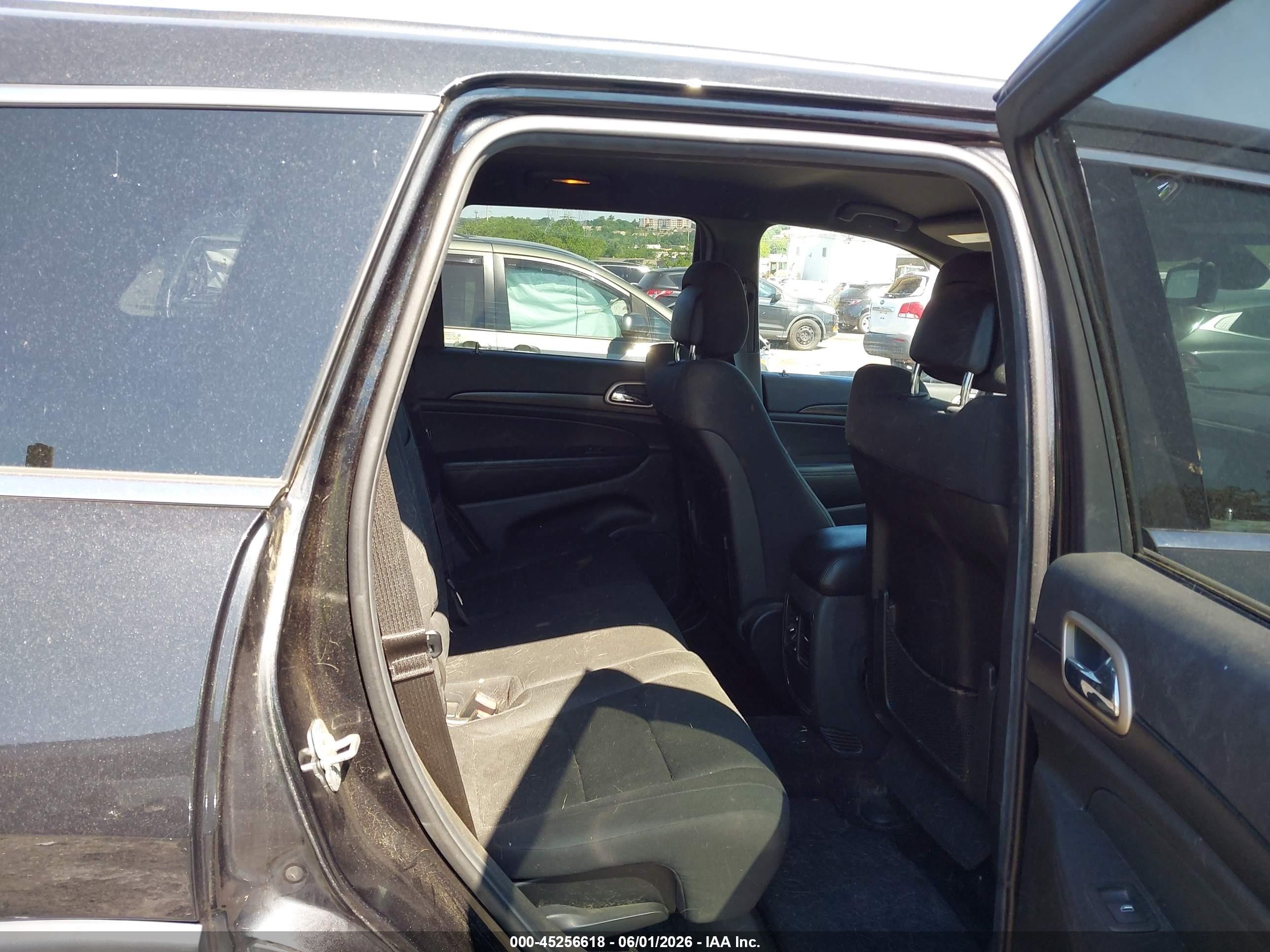 2014 Jeep Grand Cherokee Laredo Black vin: 1C4RJFAG8EC255391