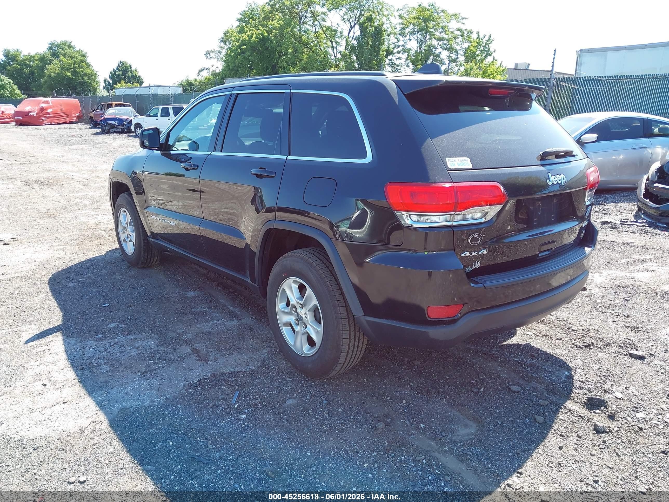 2014 Jeep Grand Cherokee Laredo Black vin: 1C4RJFAG8EC255391
