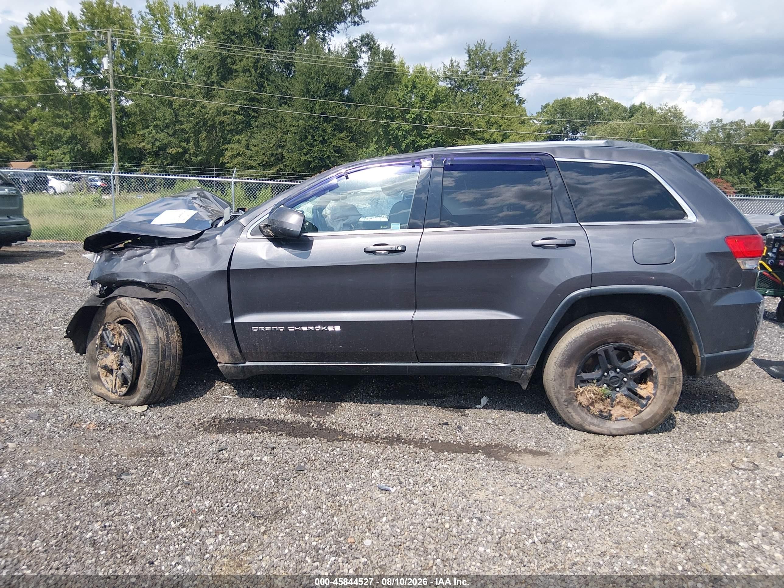 2014 Jeep Grand Cherokee Laredo Gray vin: 1C4RJFAG8EC270067