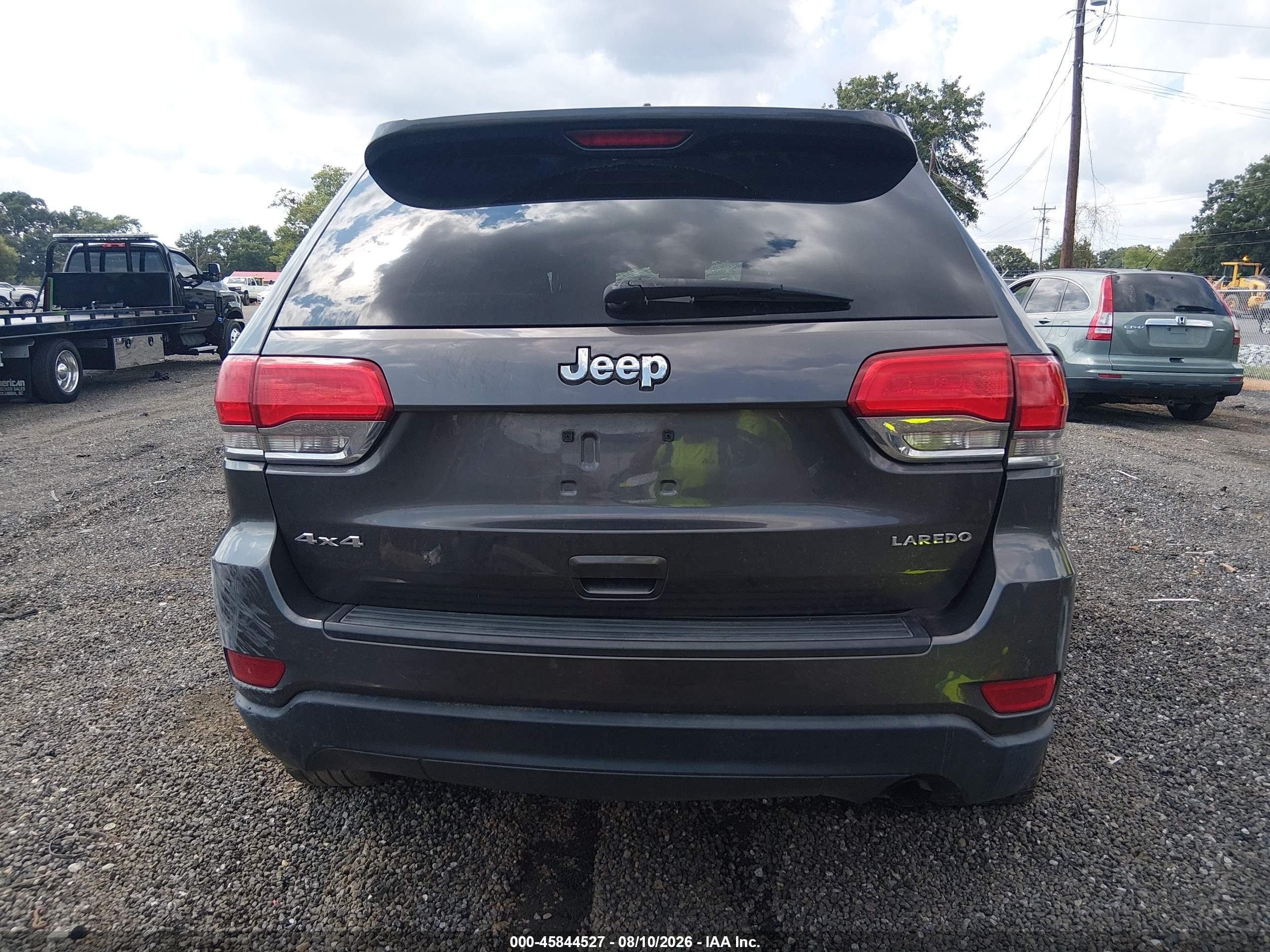 2014 Jeep Grand Cherokee Laredo Gray vin: 1C4RJFAG8EC270067