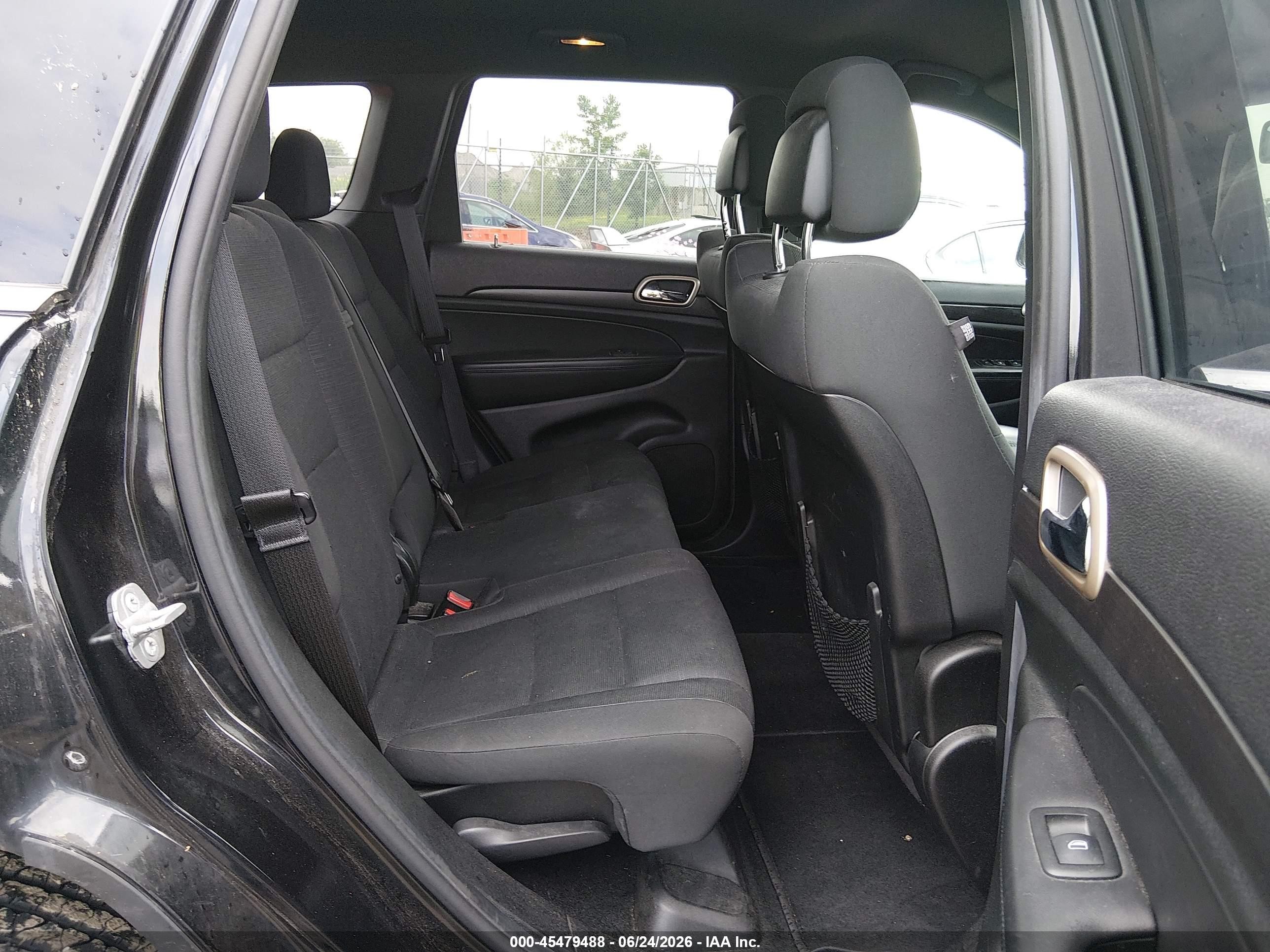 2014 Jeep Grand Cherokee Laredo Black vin: 1C4RJFAG8EC294112