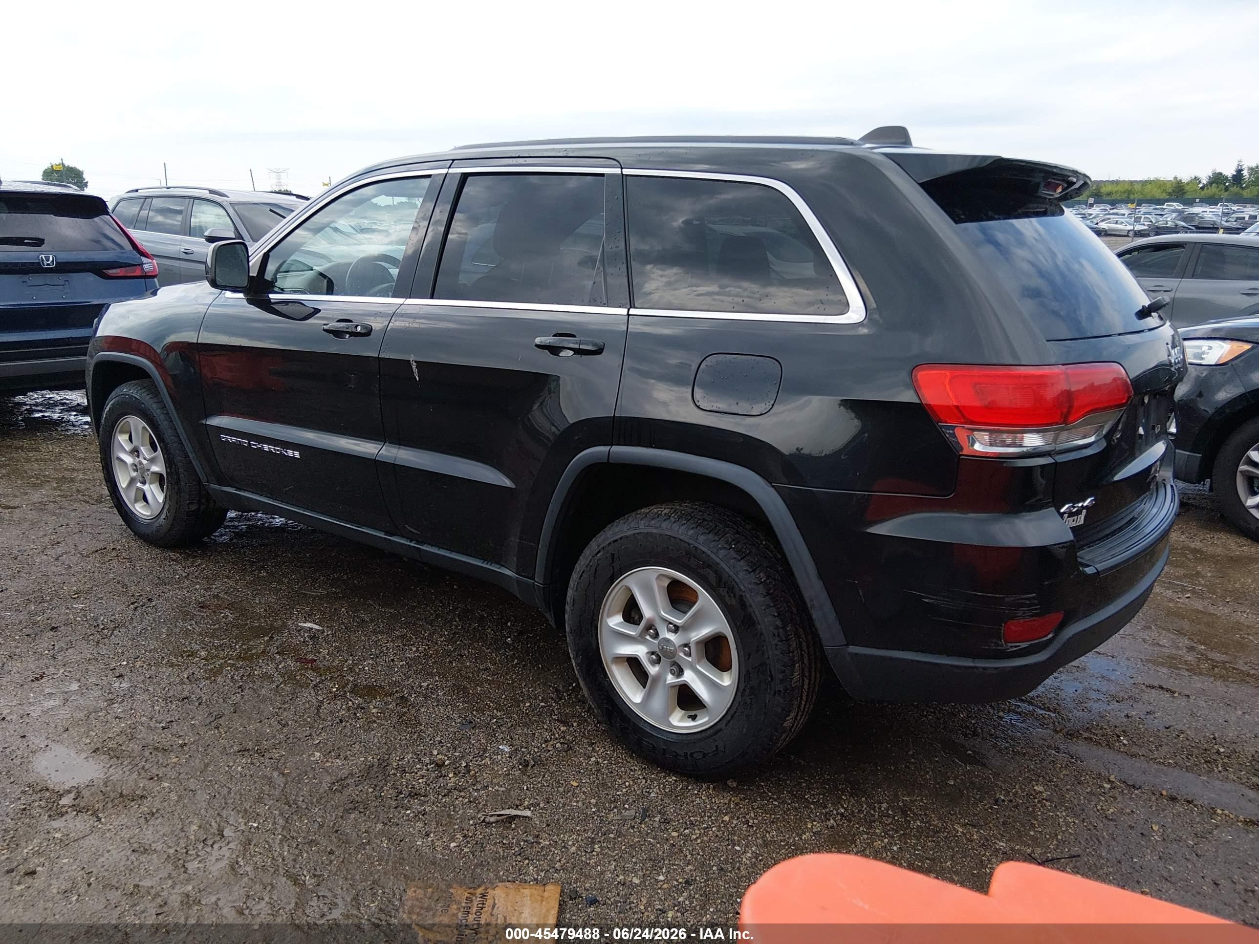 2014 Jeep Grand Cherokee Laredo Black vin: 1C4RJFAG8EC294112