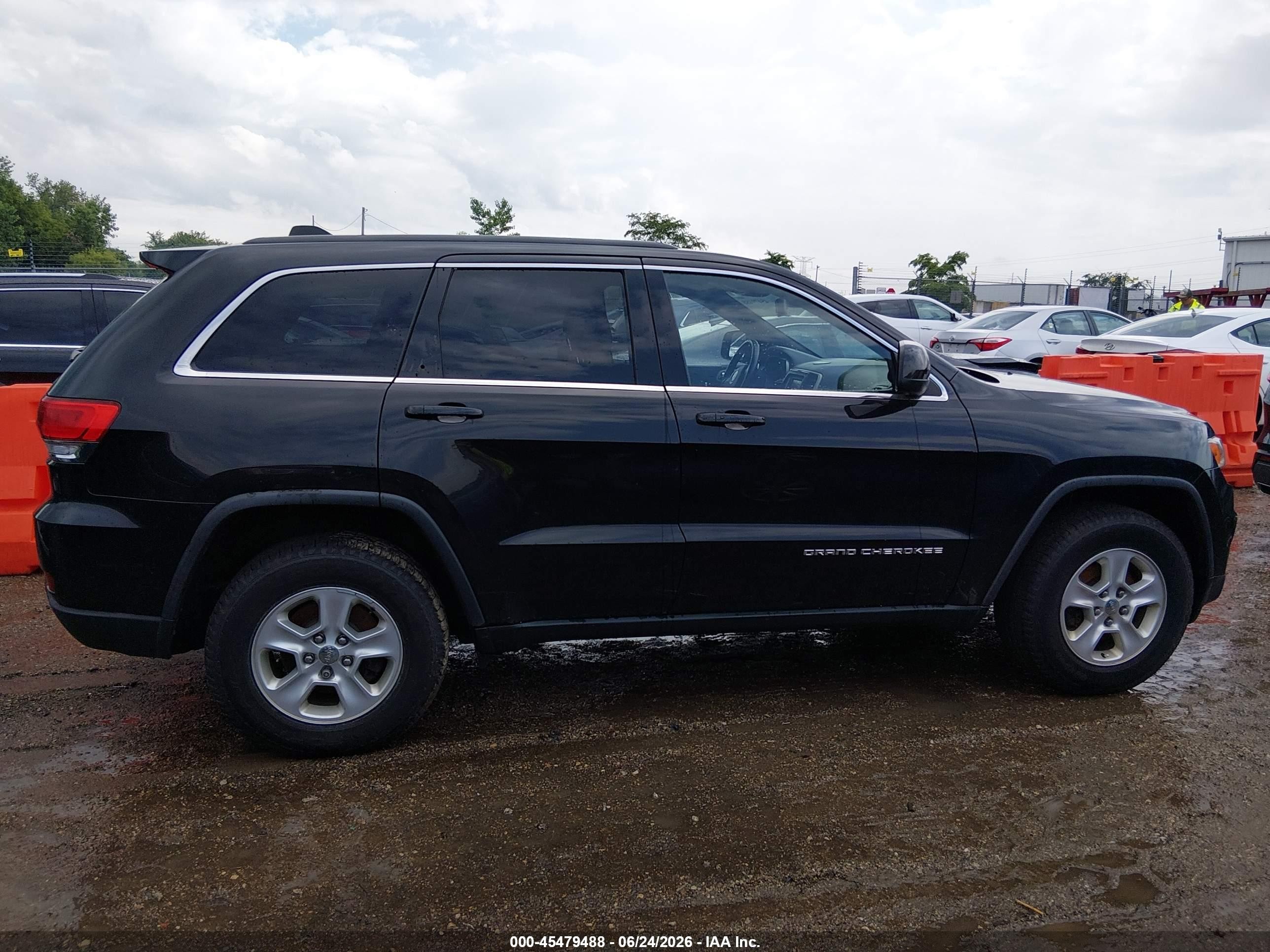 2014 Jeep Grand Cherokee Laredo Black vin: 1C4RJFAG8EC294112