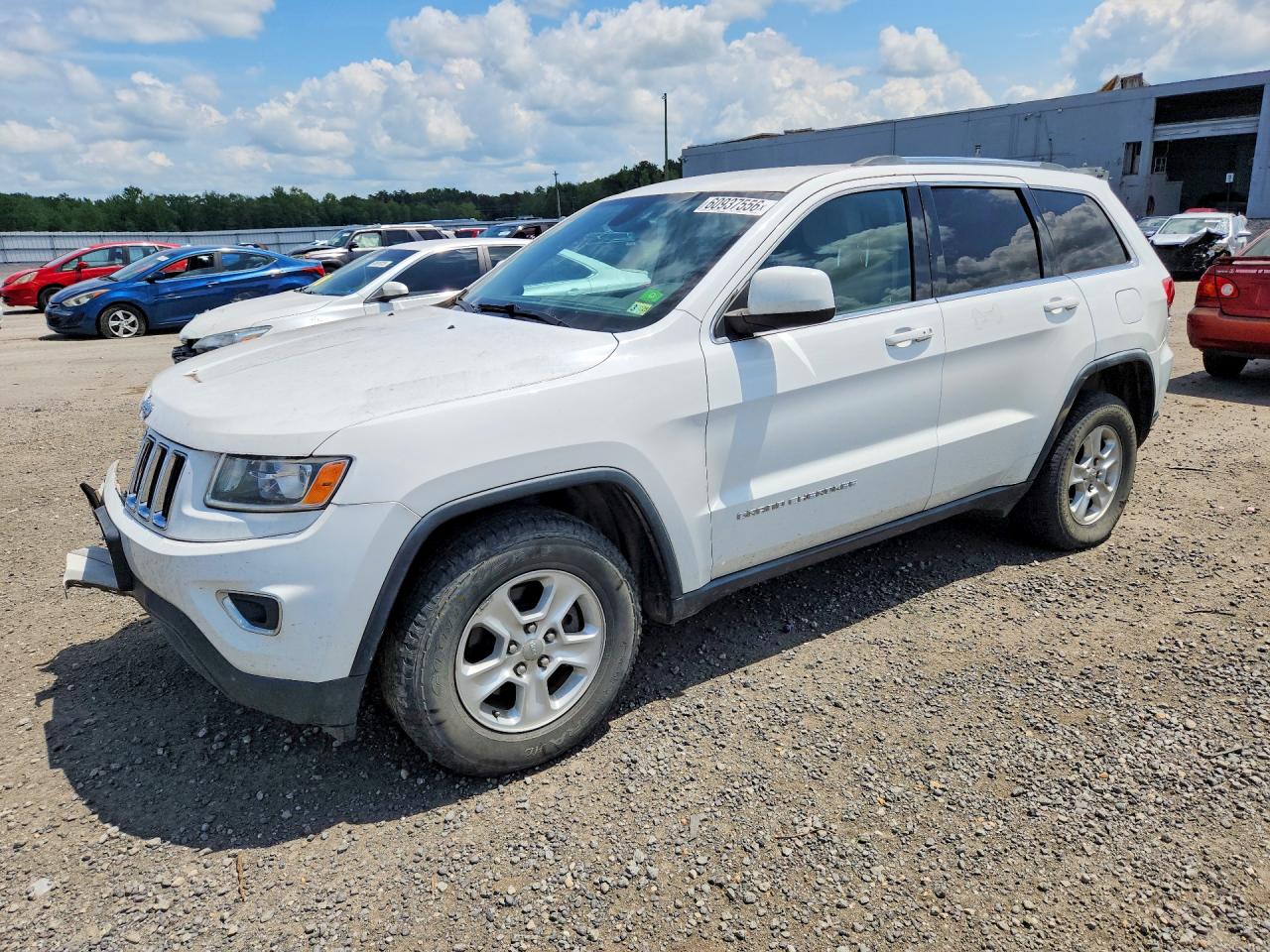 2014 Jeep Grand Cherokee Laredo White vin: 1C4RJFAG8EC333555